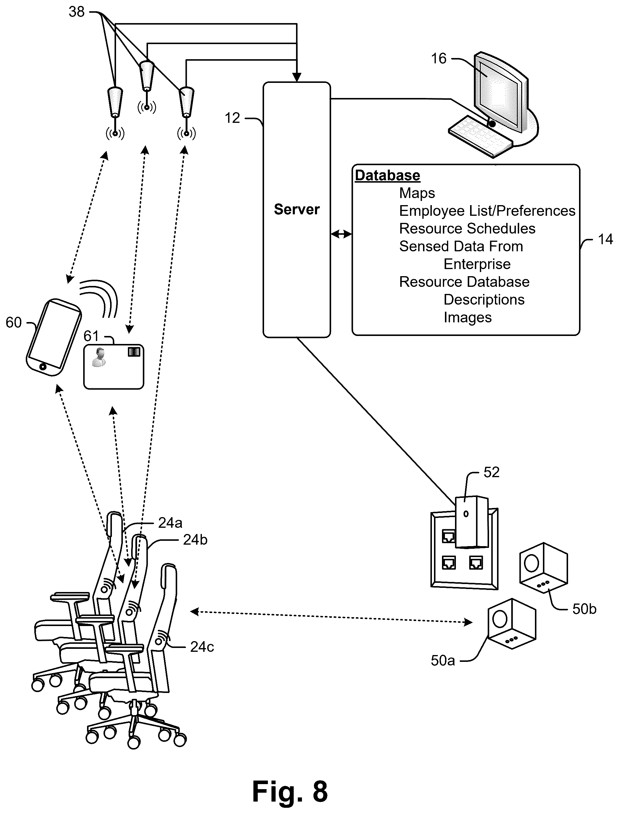 Patent US12579489 Figure 8 – Method and system for facilitating collaboration sessions