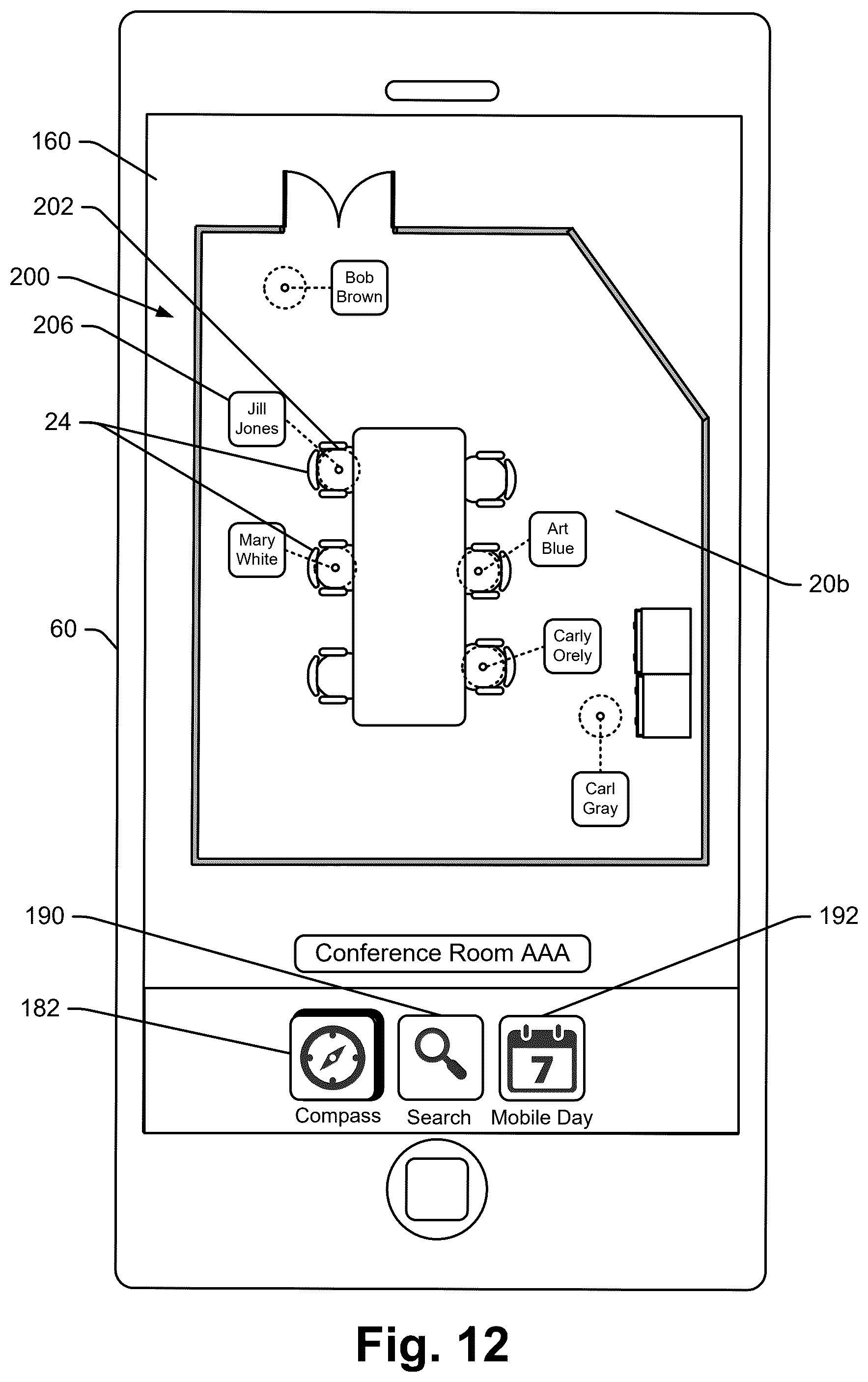 Patent US12579489 Figure 12 – Method and system for facilitating collaboration sessions