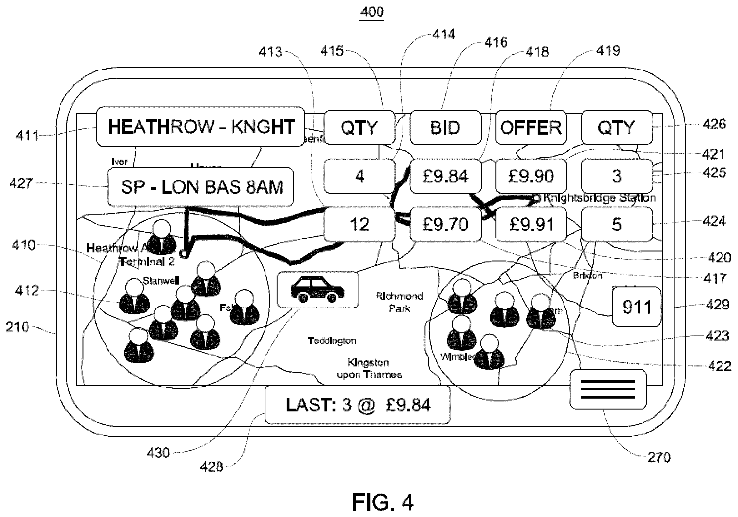 Patent US12579492 Figure 5 – System and method for trading emissions units using location data