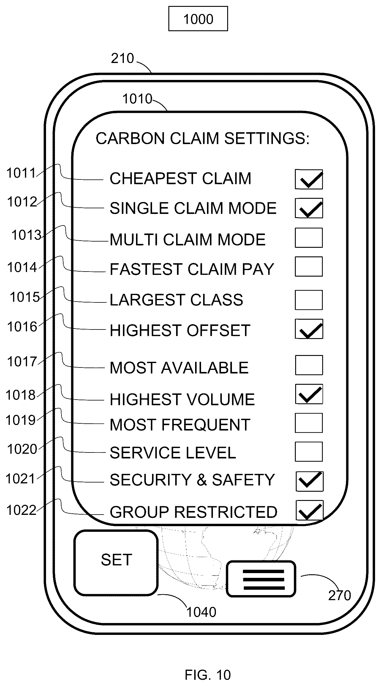 Patent US12579492 Figure 11 – System and method for trading emissions units using location data