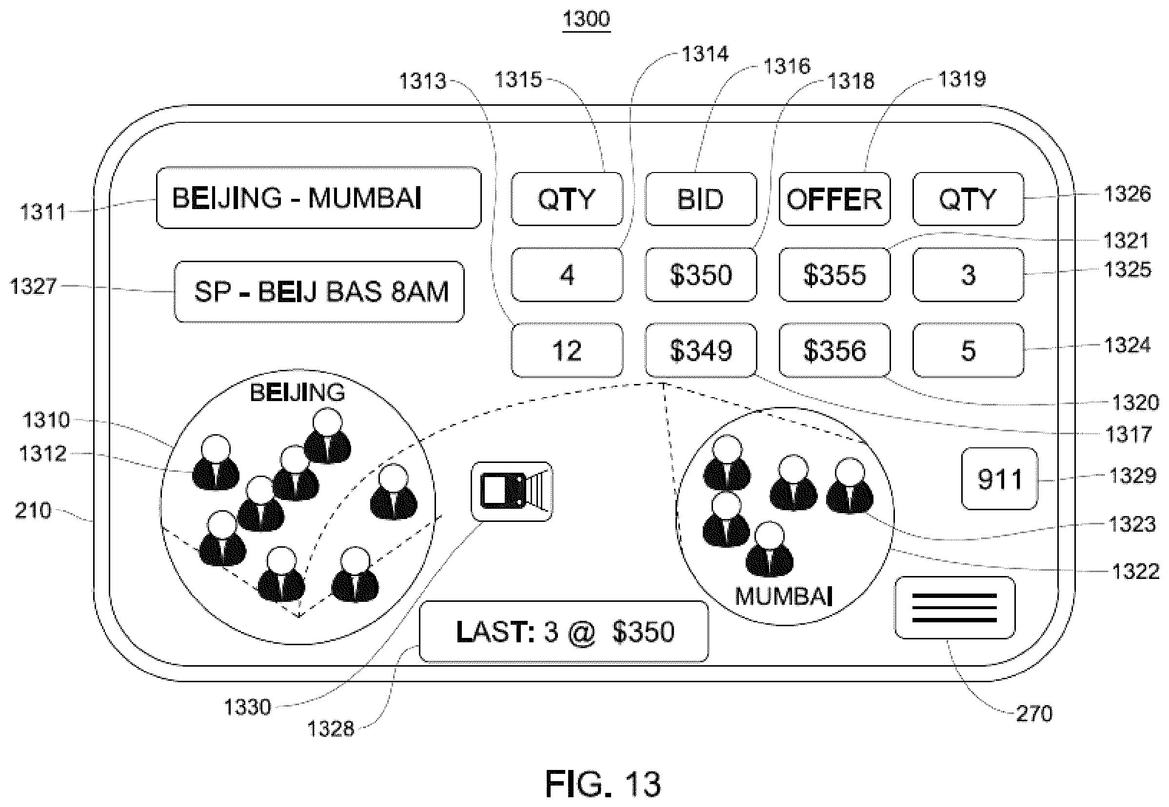 Patent US12579492 Figure 14 – System and method for trading emissions units using location data