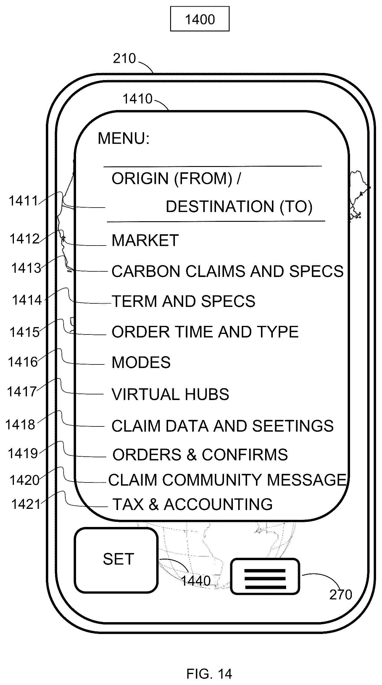 Patent US12579492 Figure 15 – System and method for trading emissions units using location data