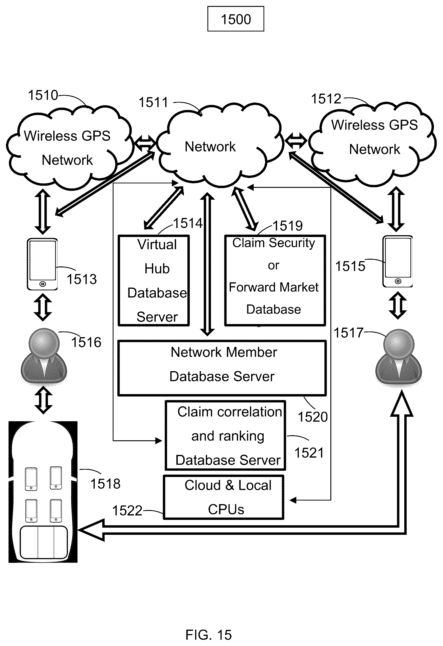 Patent US12579492 Figure 16 – System and method for trading emissions units using location data