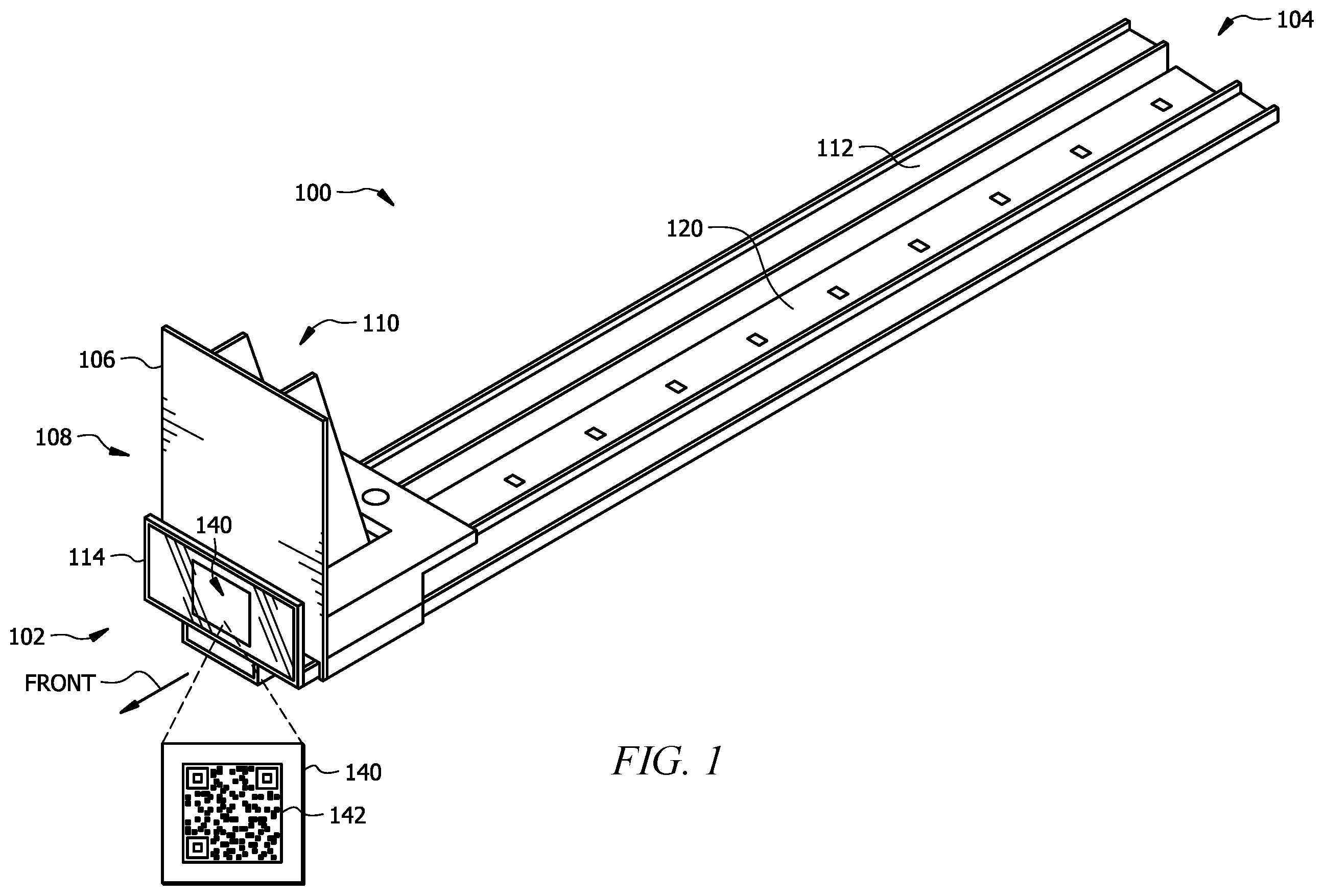 Patent US12579508 Figure 1 – System and method for electronically determining correct product placement of items