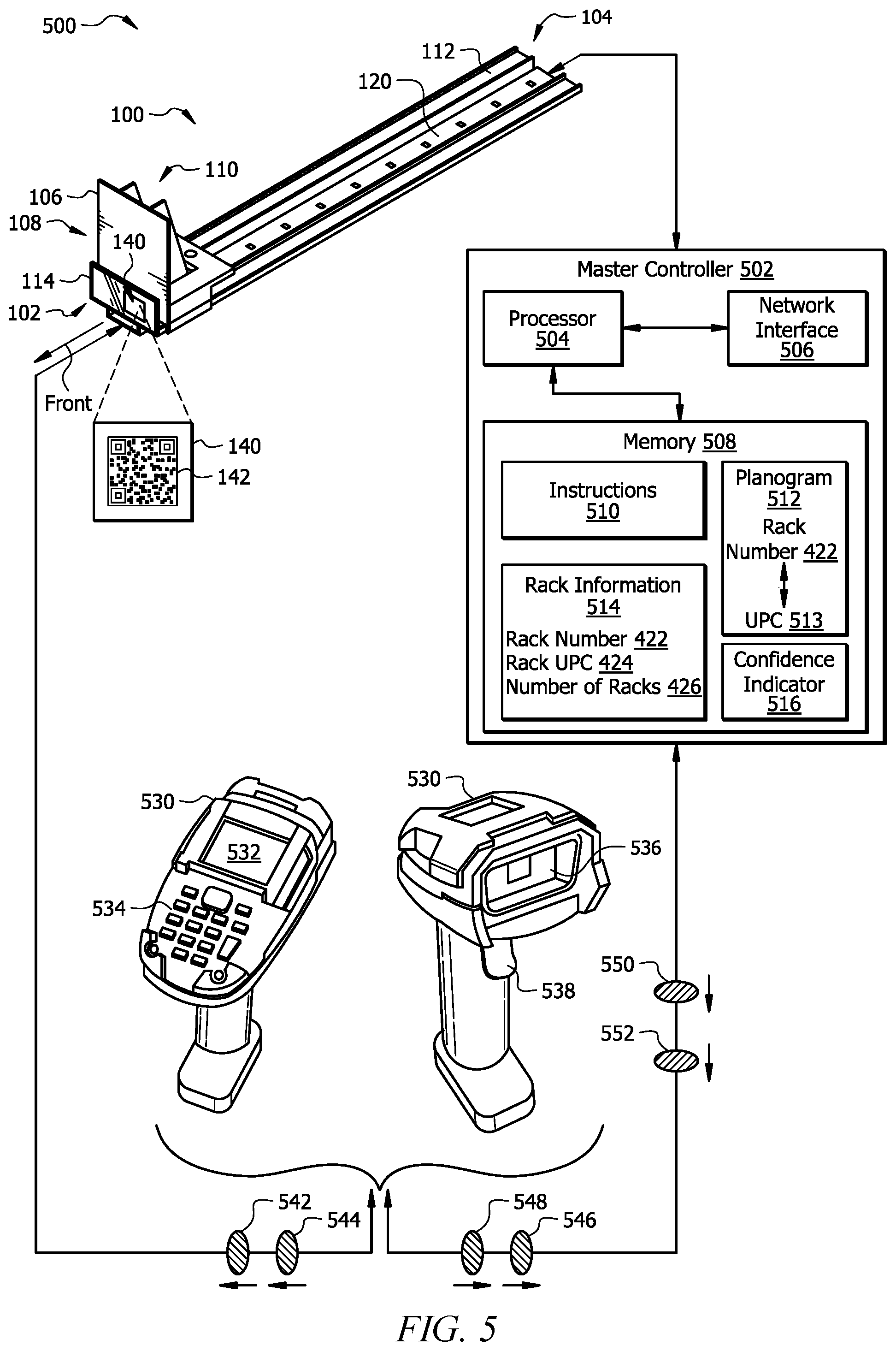 Patent US12579508 Figure 6 – System and method for electronically determining correct product placement of items
