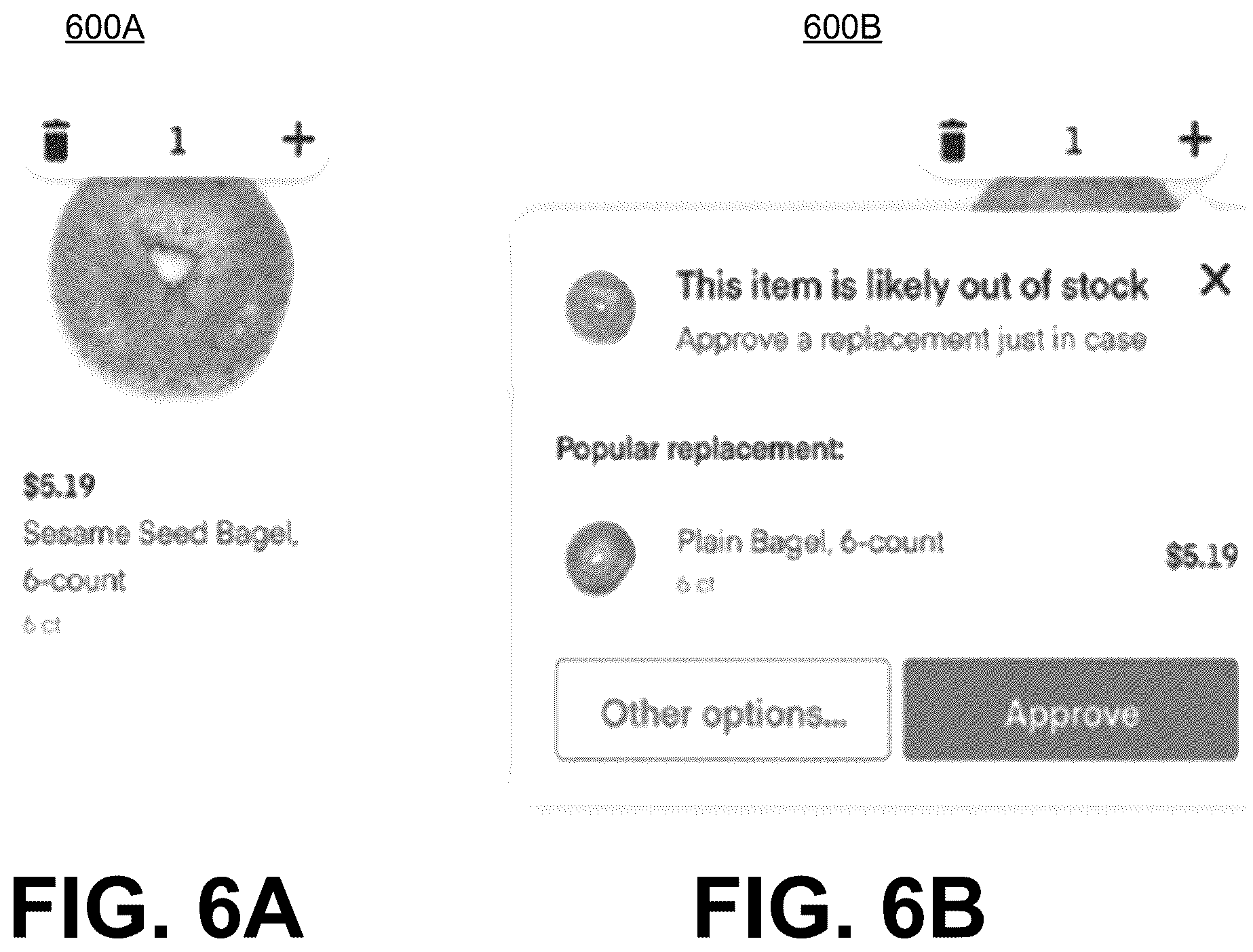 Patent US12579512 Figure 7 – Optimization of item availability prompts in the context of non-deterministic inventory data