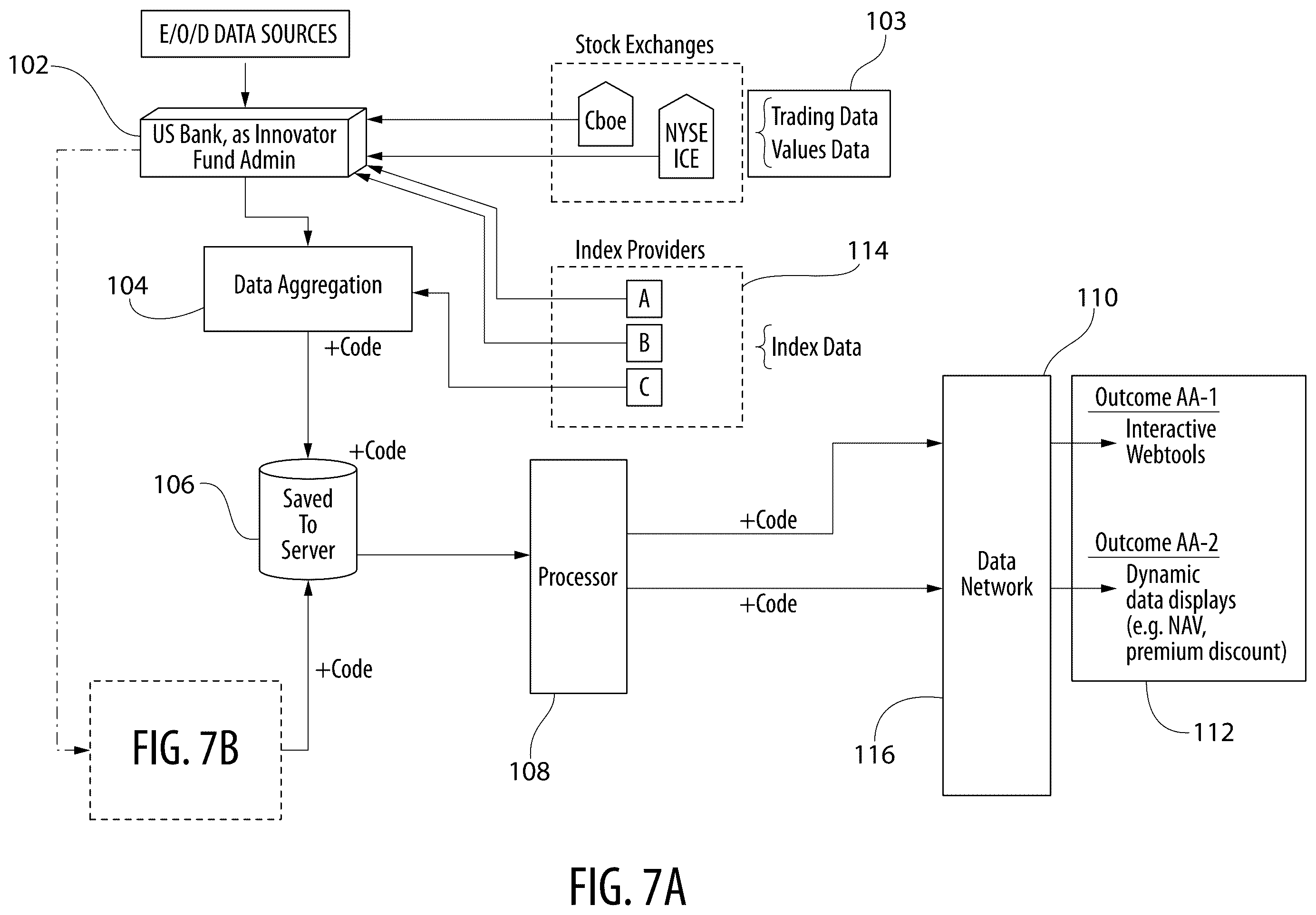 Patent US12579577 Figure 8 – System and method for offering structured defined outcome investing in an exchange-traded fund