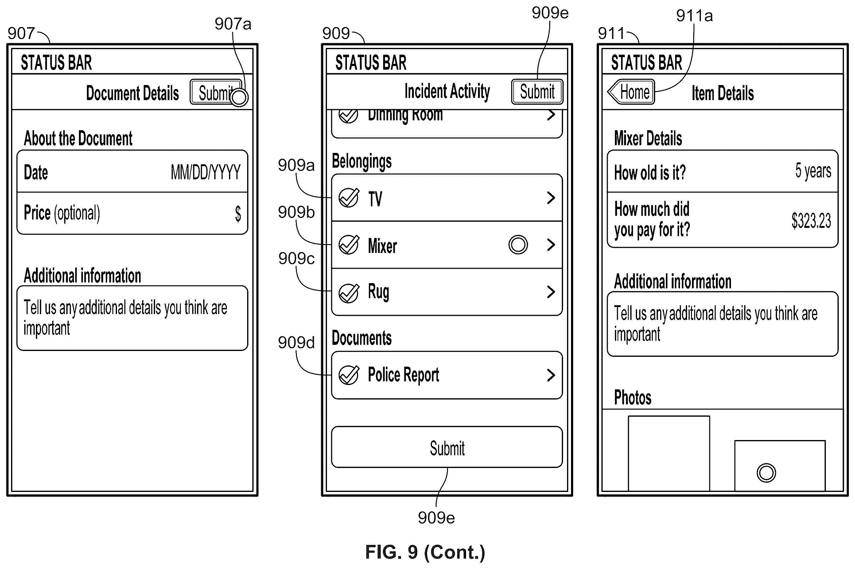 Patent US12579579 Figure 10 – Communication schemes for property claims adjustments