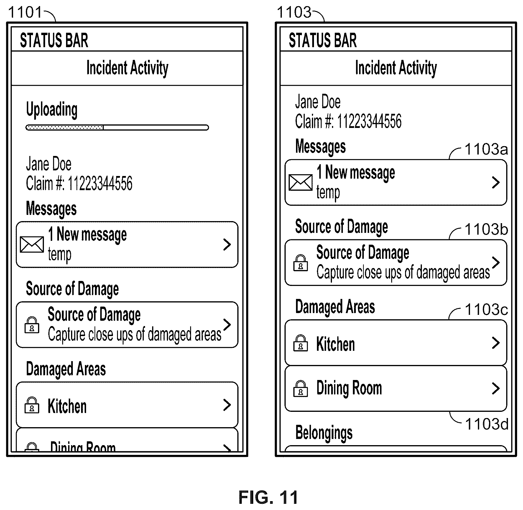 Patent US12579579 Figure 14 – Communication schemes for property claims adjustments