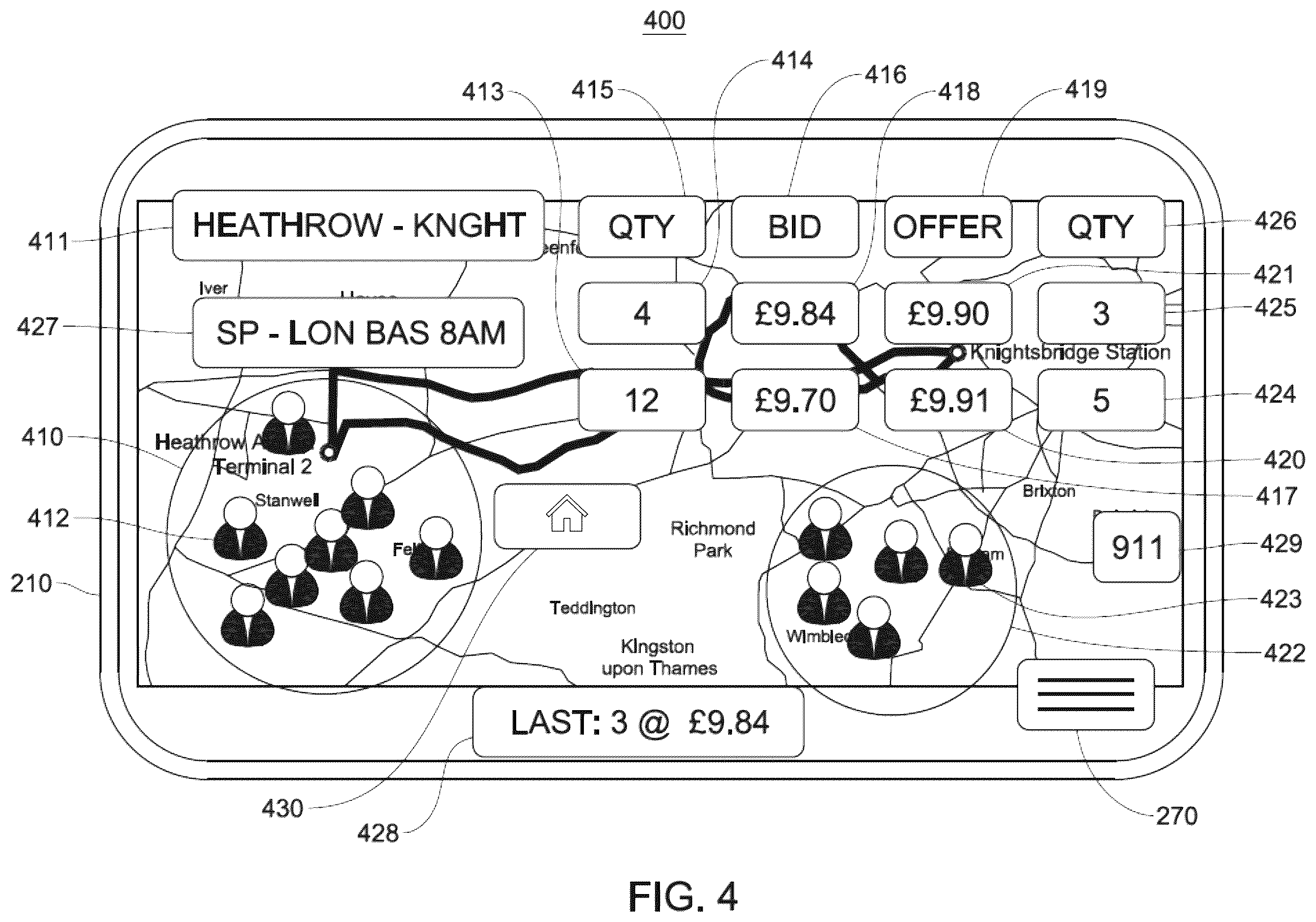 Patent US12579588 Figure 4 – Method and system utilizing one or more virtual power plant capacity units