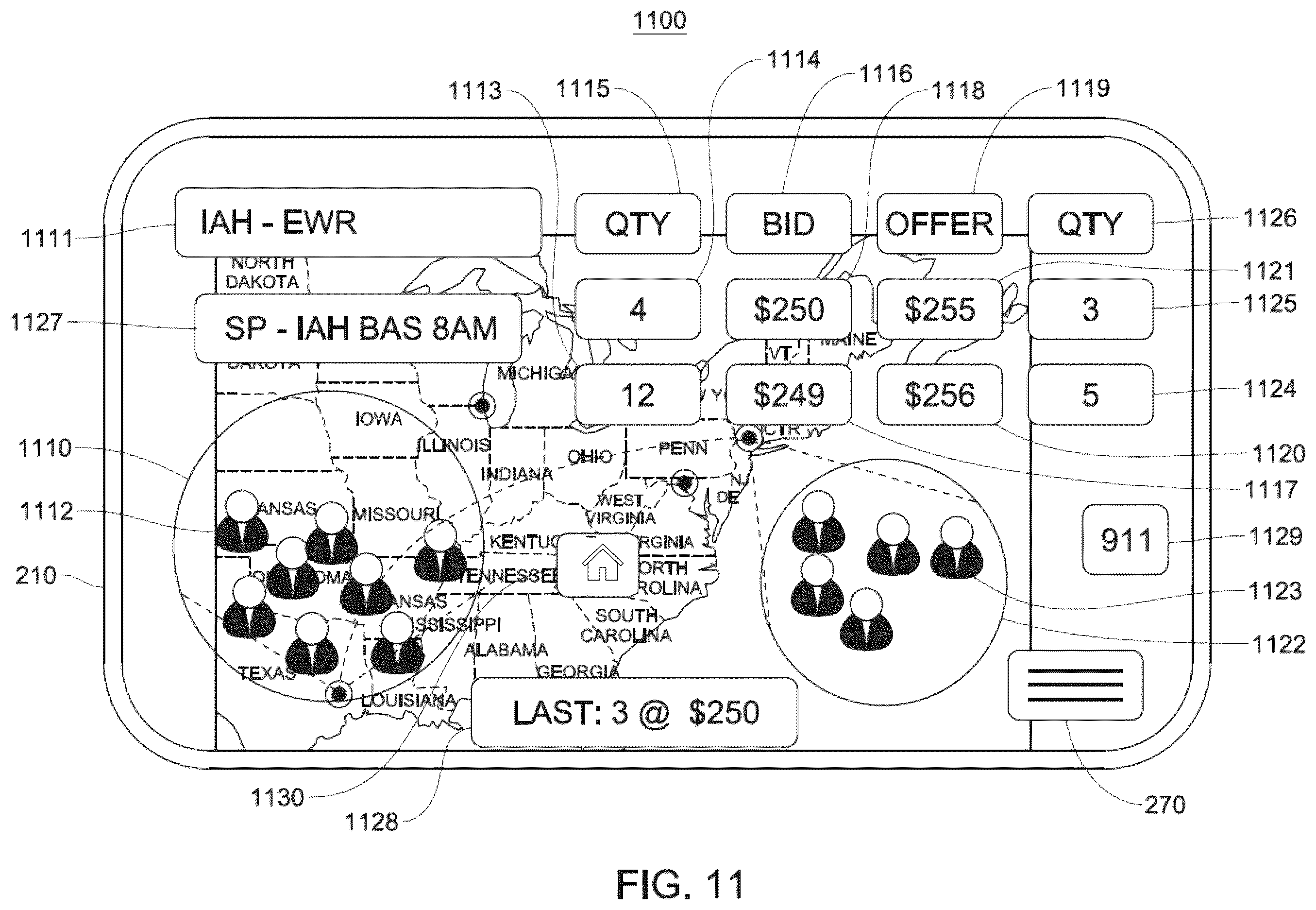 Patent US12579588 Figure 11 – Method and system utilizing one or more virtual power plant capacity units
