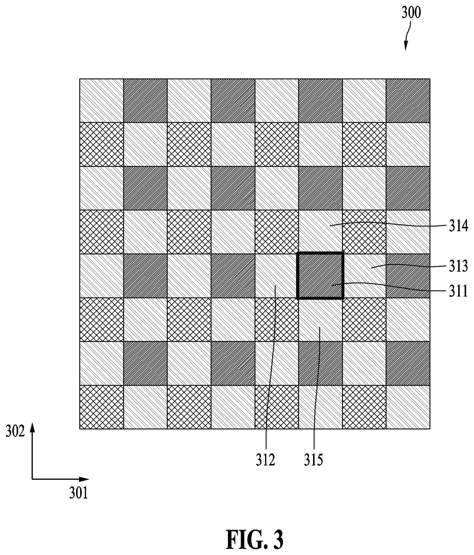 Patent US12579607 Figure 3 – Demosaicing method and apparatus for moire reduction