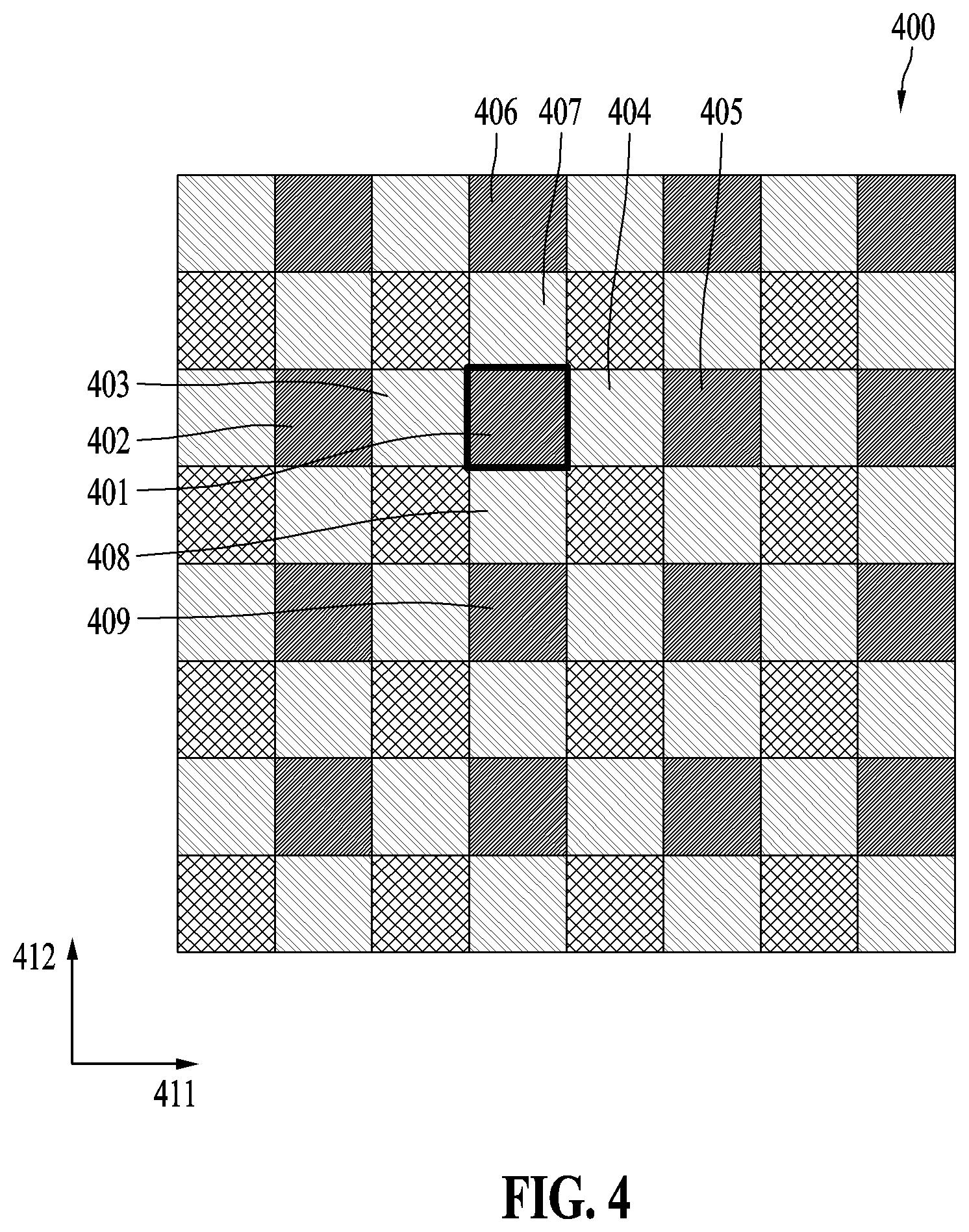 Patent US12579607 Figure 4 – Demosaicing method and apparatus for moire reduction