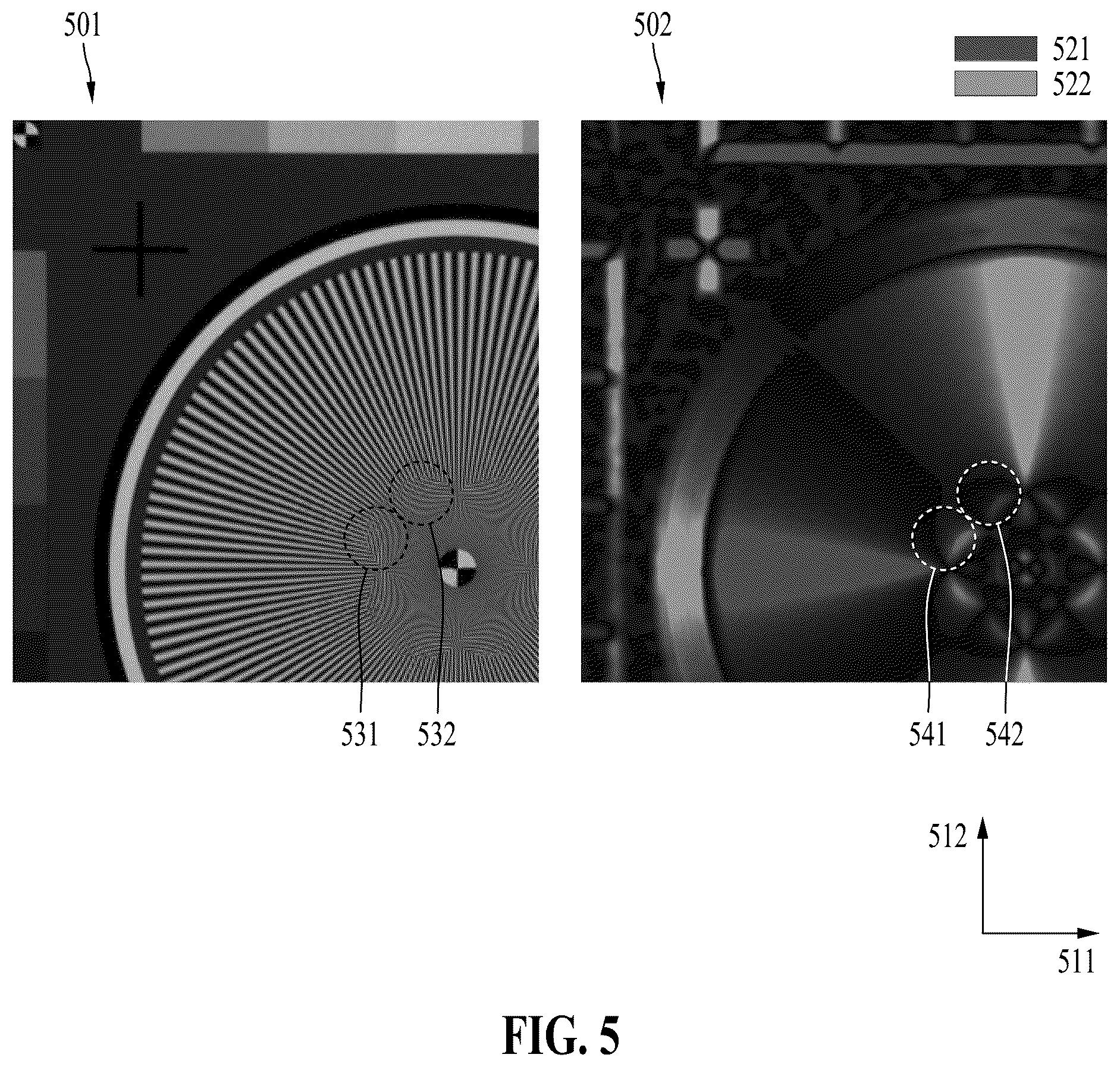 Patent US12579607 Figure 5 – Demosaicing method and apparatus for moire reduction