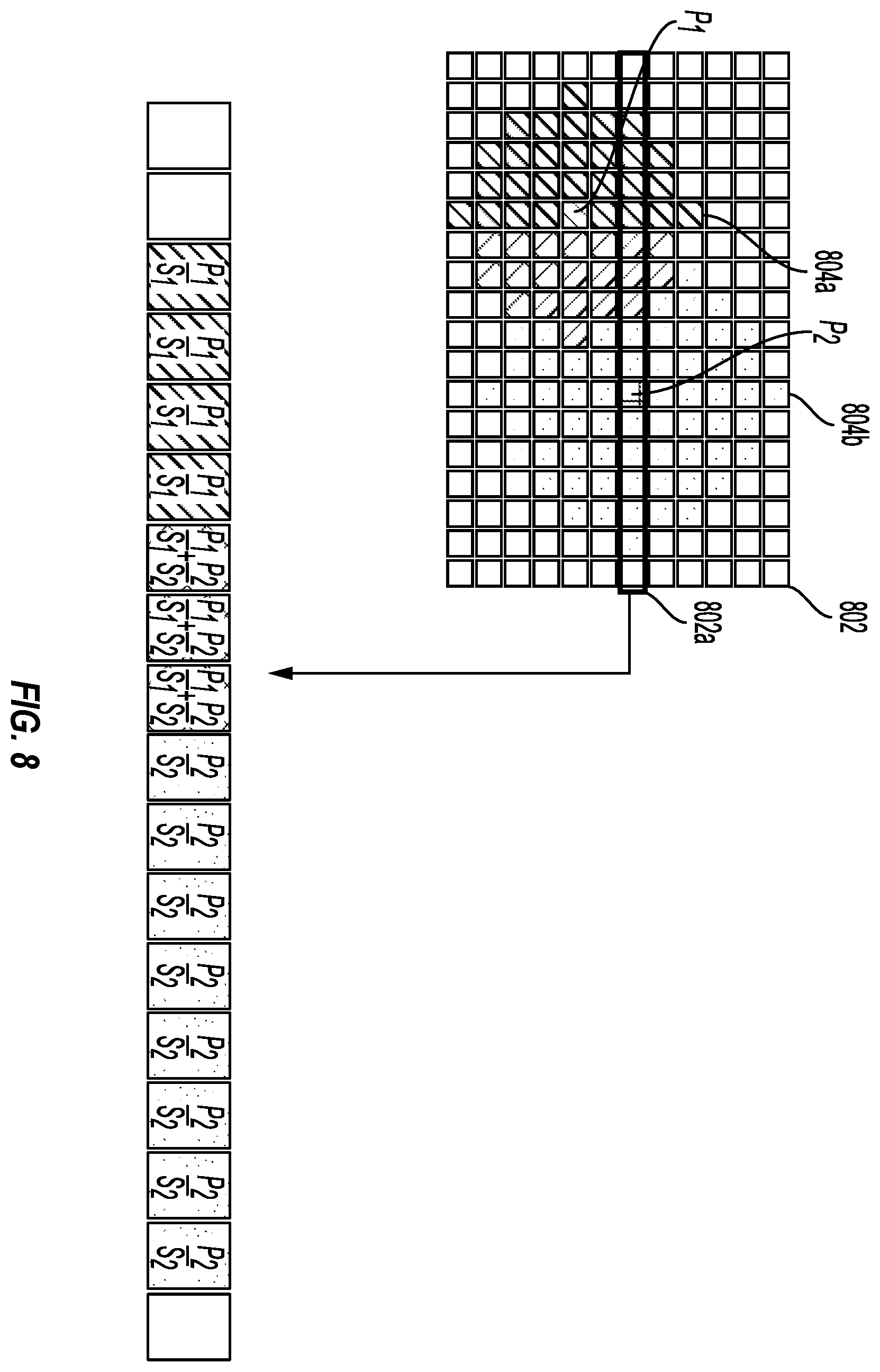 Patent US12579619 Figure 8 – Image effect rendering