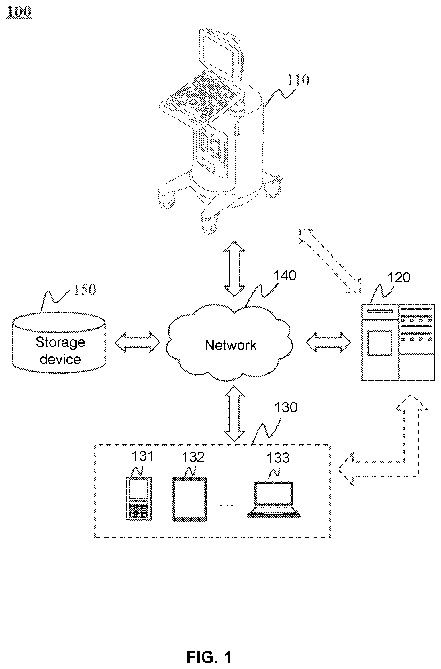 Patent US12579661 Figure 1 – Methods, systems, and storage mediums for flow velocity detection