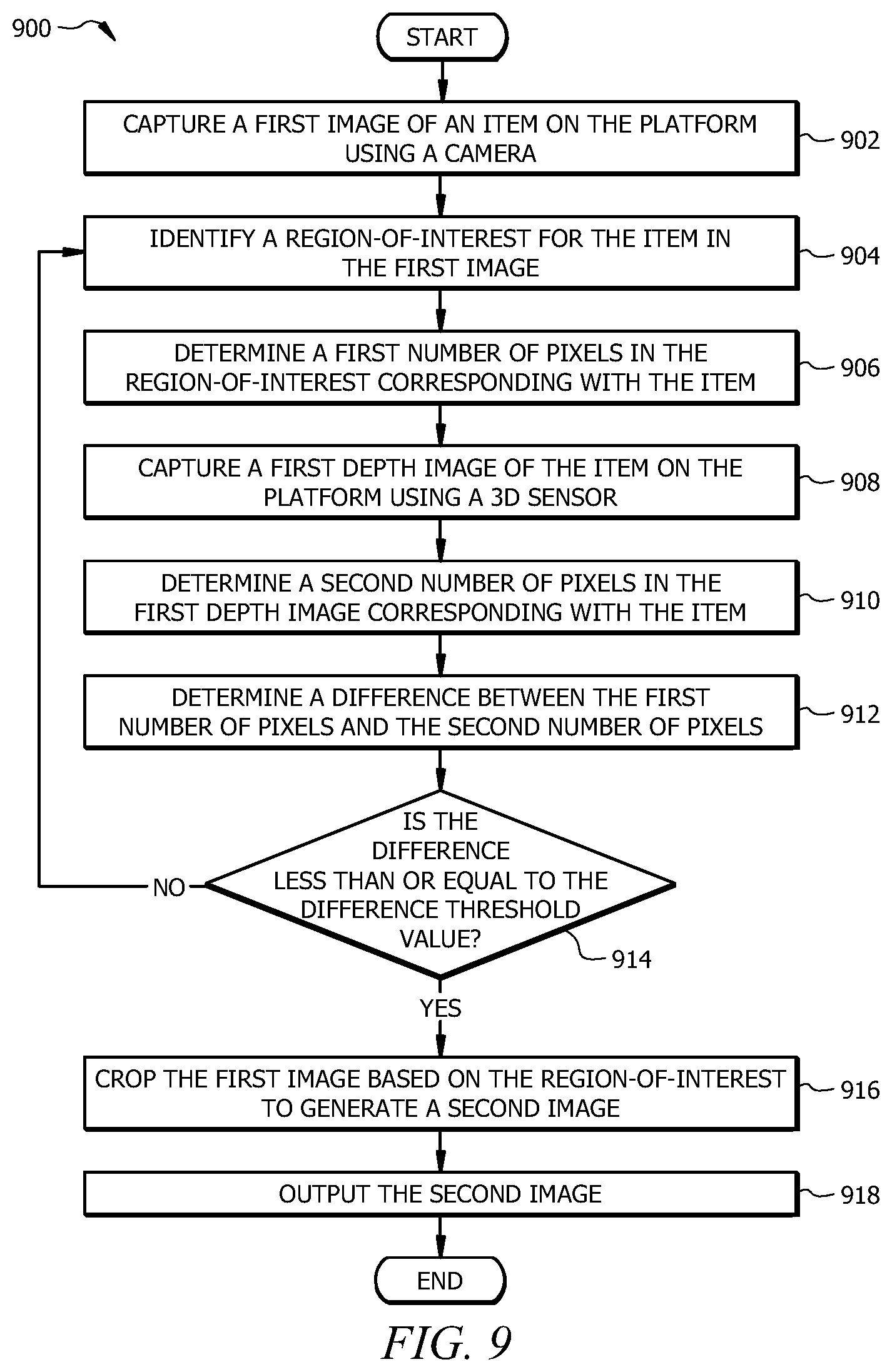 Patent US12579666 Figure 10 – System and method for search space reduction for identifying an item