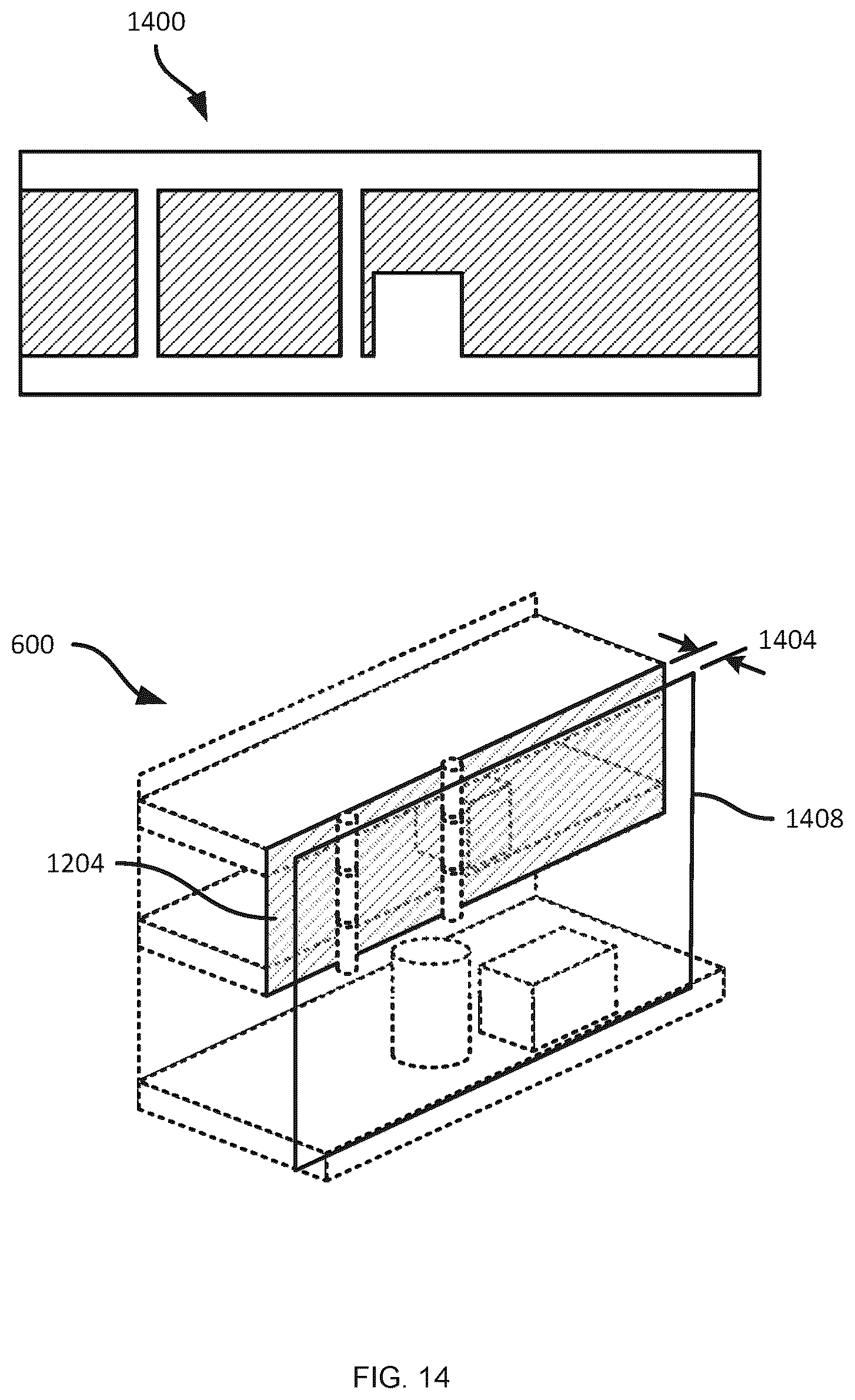 Patent US12579686 Figure 14 – Mixed depth object detection