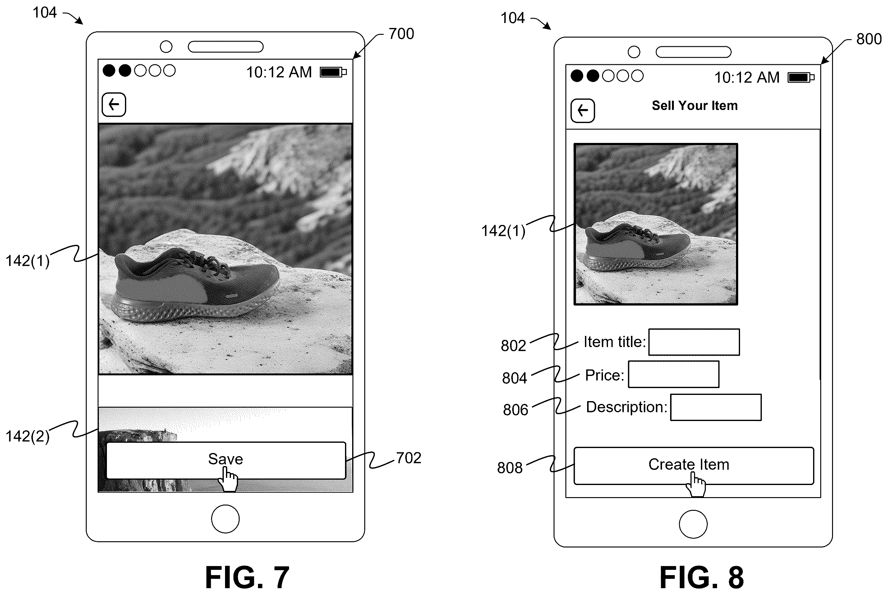 Patent US12579703 Figure 6 – Artificial intelligence-generated backgrounds