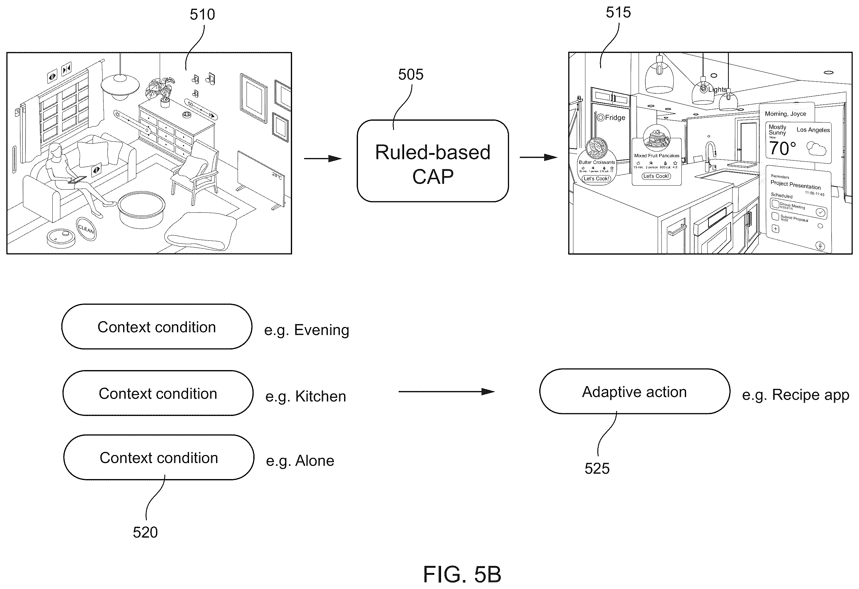 Patent US12579765 Figure 10 – Defining and modifying context aware policies with an editing tool in extended reality systems