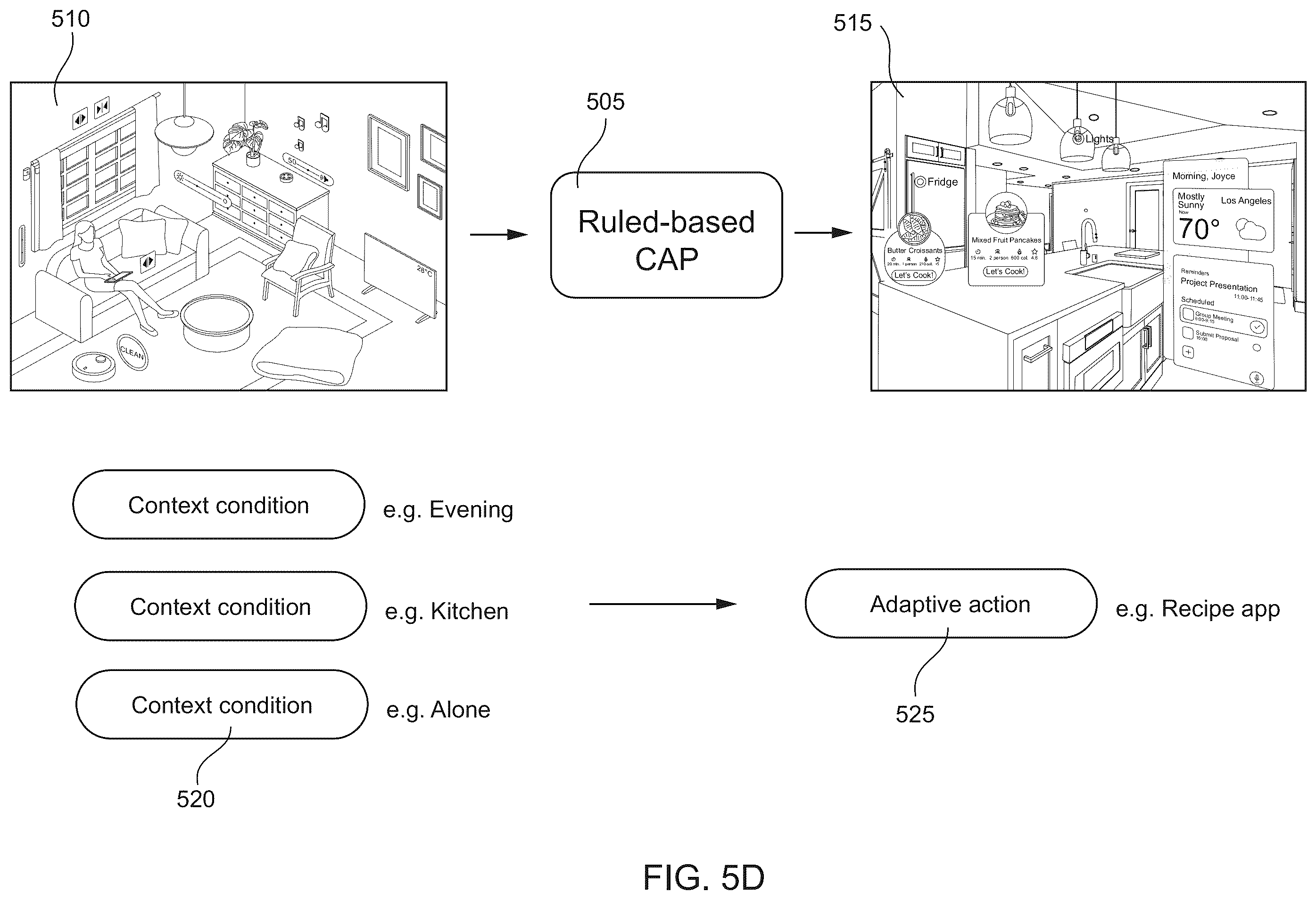 Patent US12579765 Figure 12 – Defining and modifying context aware policies with an editing tool in extended reality systems