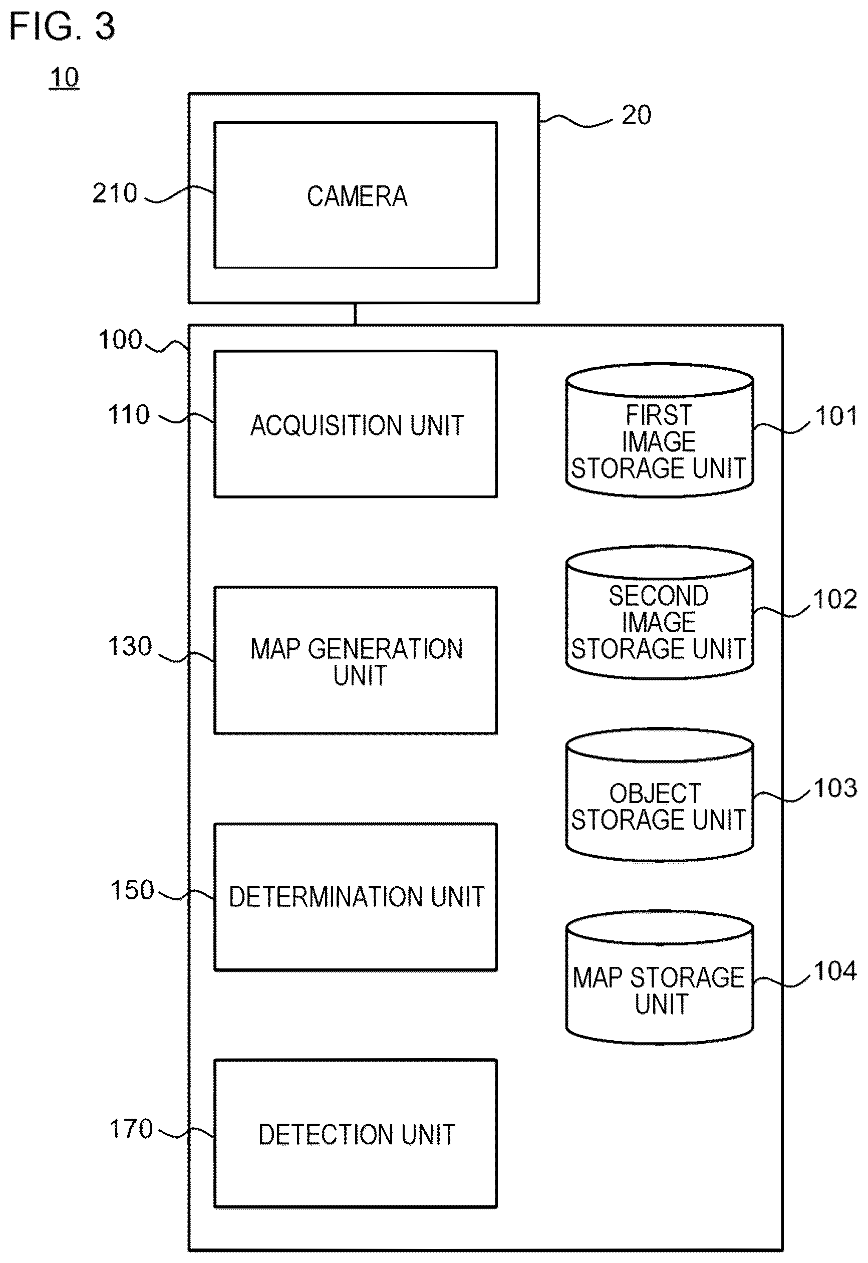 Patent US12579770 Figure 3 – Detection system, detection method, and non-transitory storage medium
