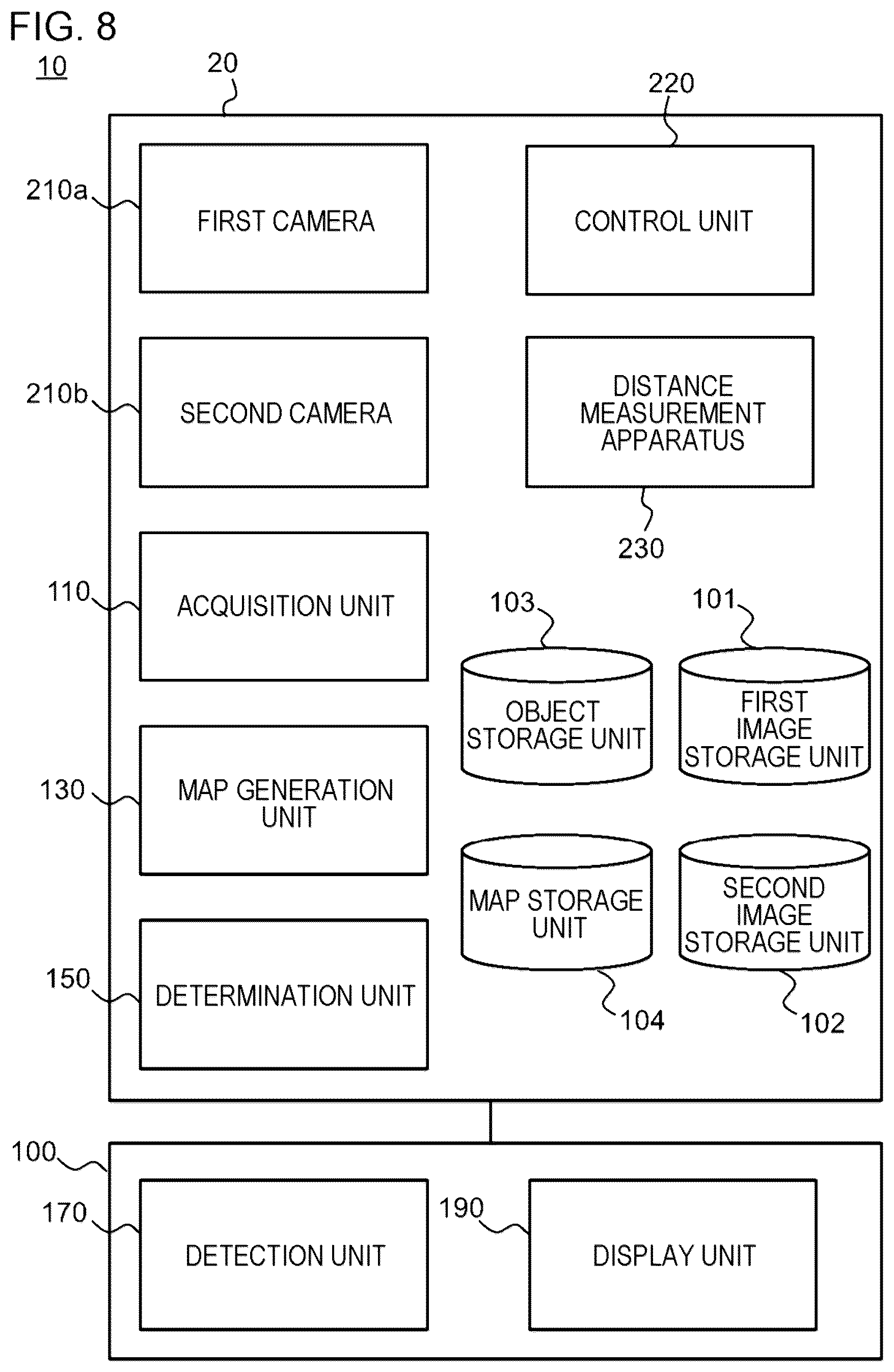 Patent US12579770 Figure 8 – Detection system, detection method, and non-transitory storage medium