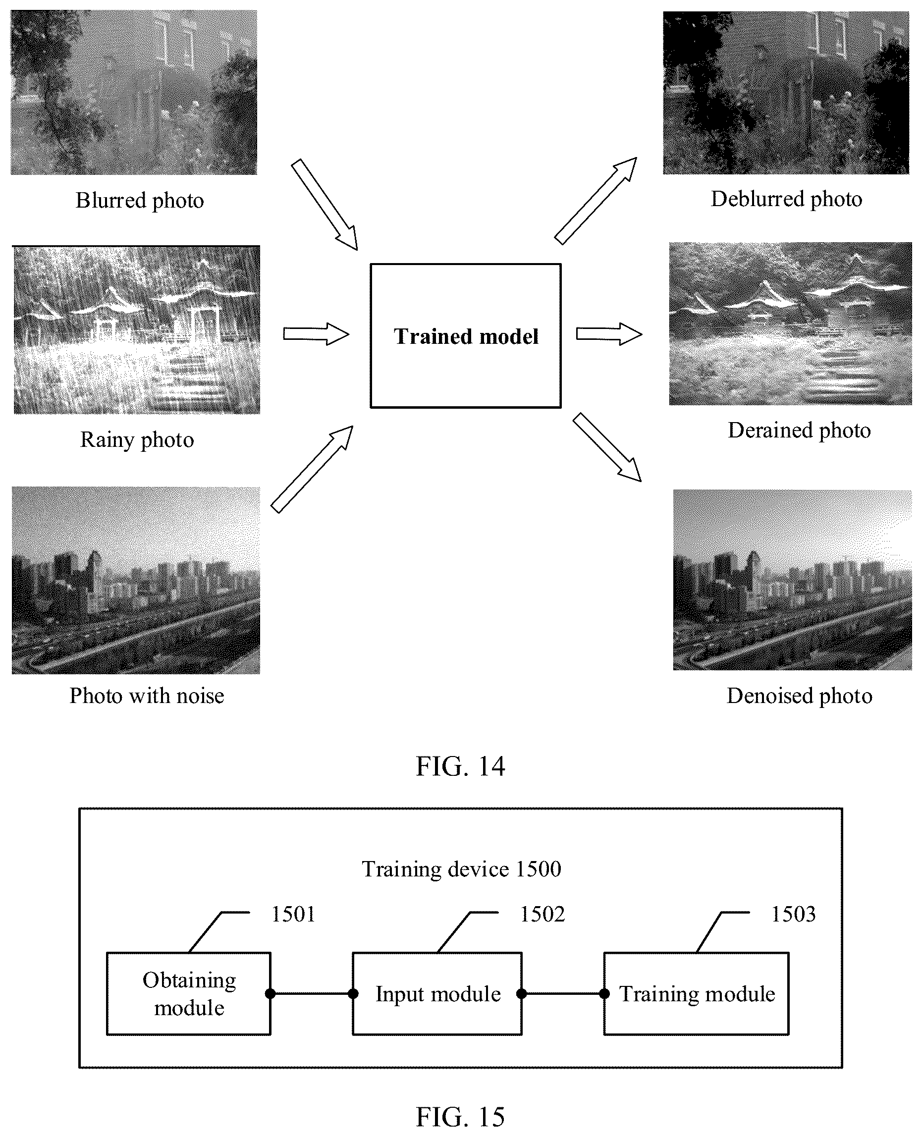 Patent US12579784 Figure 14 – Model structure, method for training model, image enhancement method, and device