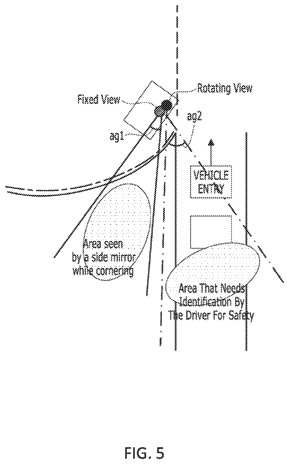 Patent US12579817 Figure 5 – Vehicle control device and control method thereof for camera view control based on surrounding environment information