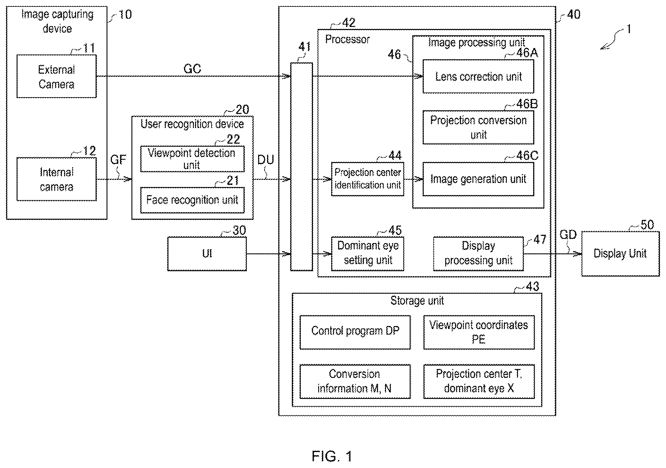 Patent US12579818 Figure 1 – Information processing device, and control program