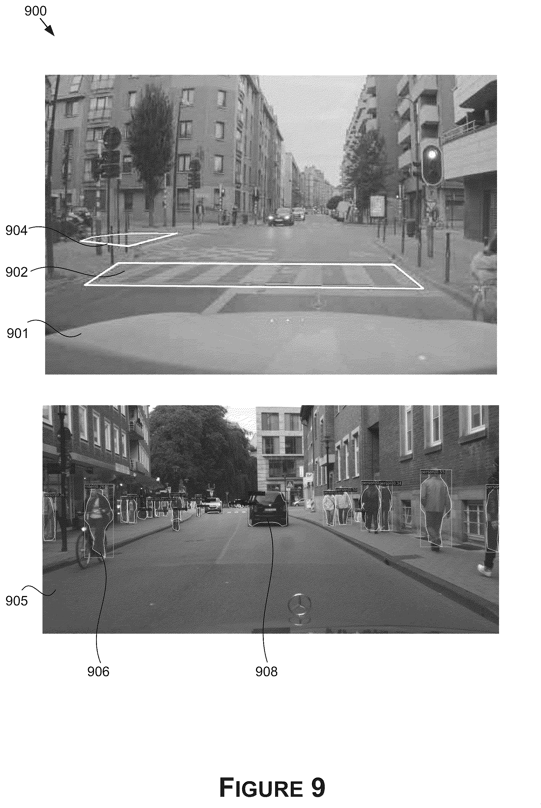 Patent US12579821 Figure 9 – Object detection for autonomous systems and applications