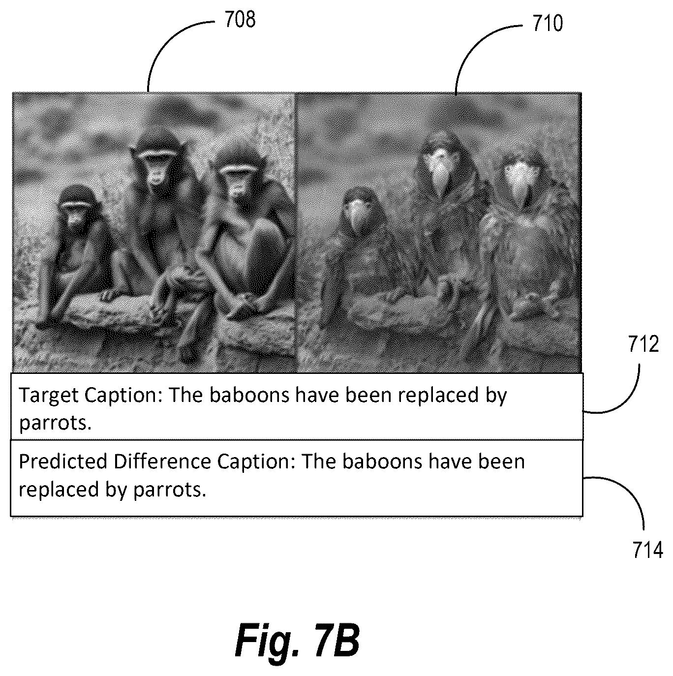 Patent US12579831 Figure 8 – Generating image difference captions via an image-text cross-modal neural network