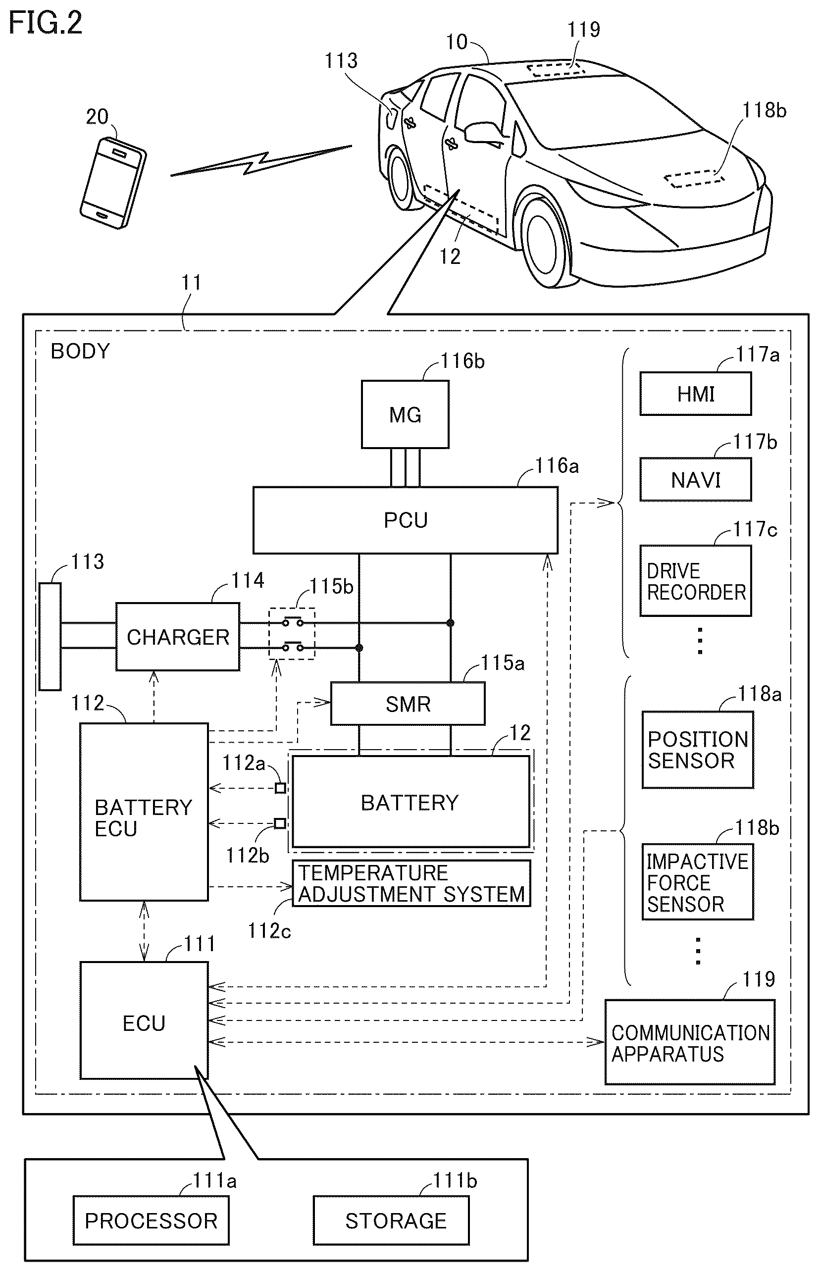 Patent US12579850 Figure 2 – Method of managing power storage and vehicle