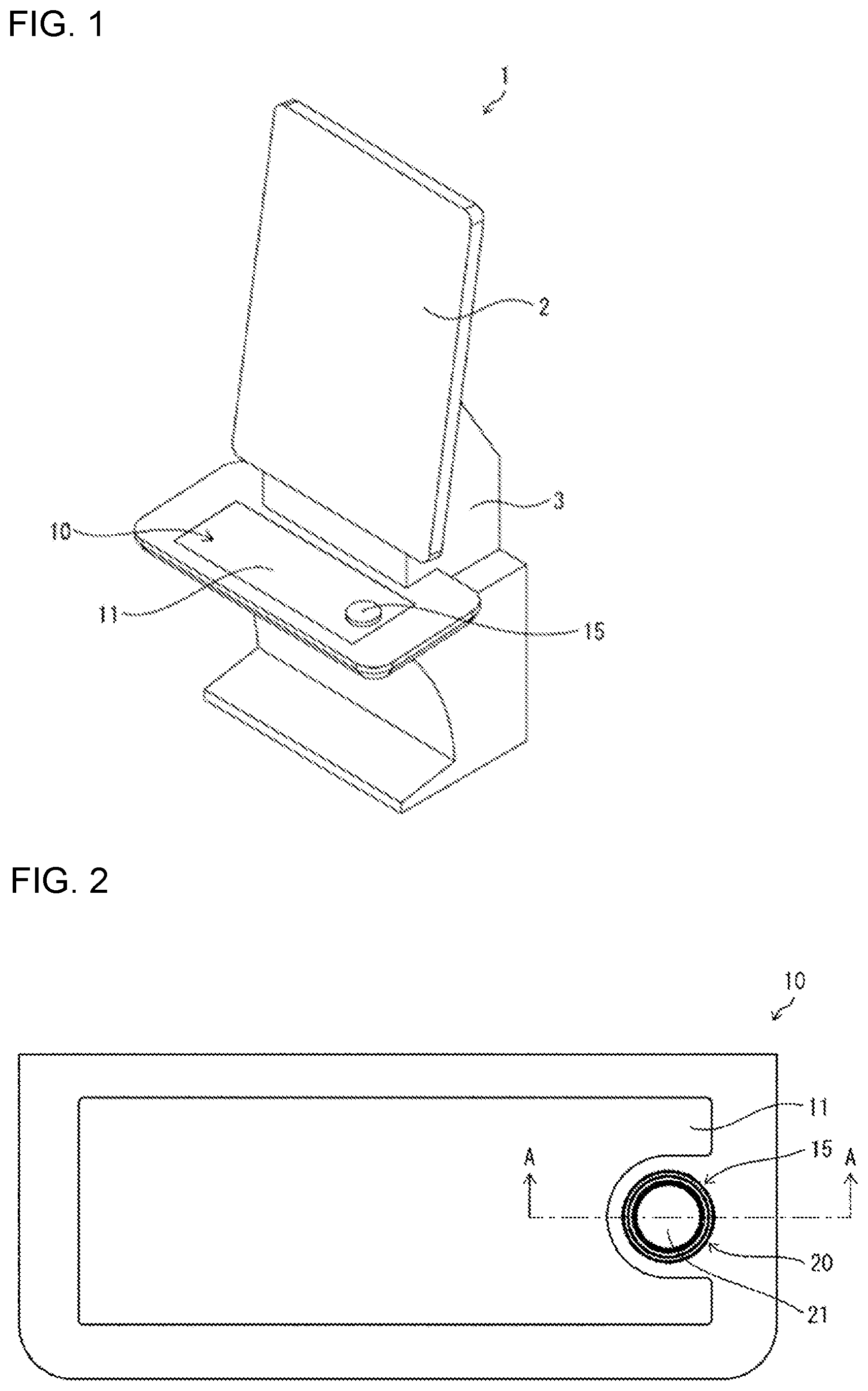 Patent US12579859 — Pushbutton switch, operating unit, and amusement machine — Figure 1