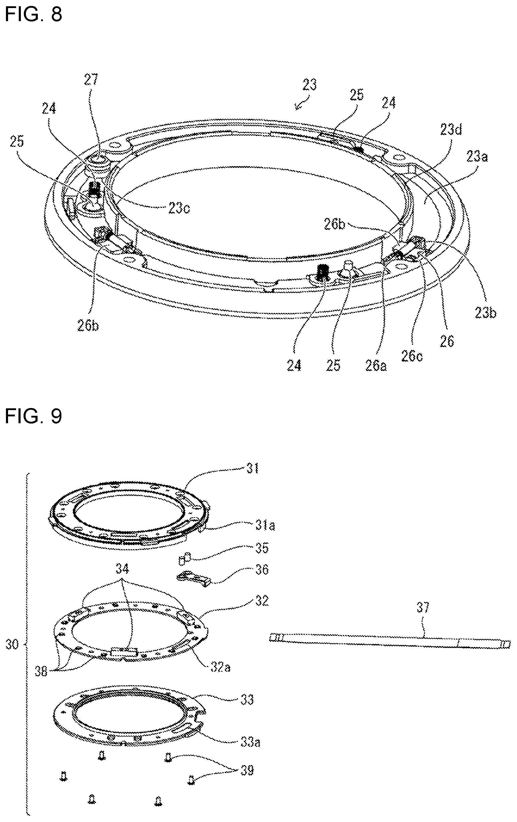 Patent US12579859 Figure 5 – Pushbutton switch, operating unit, and amusement machine