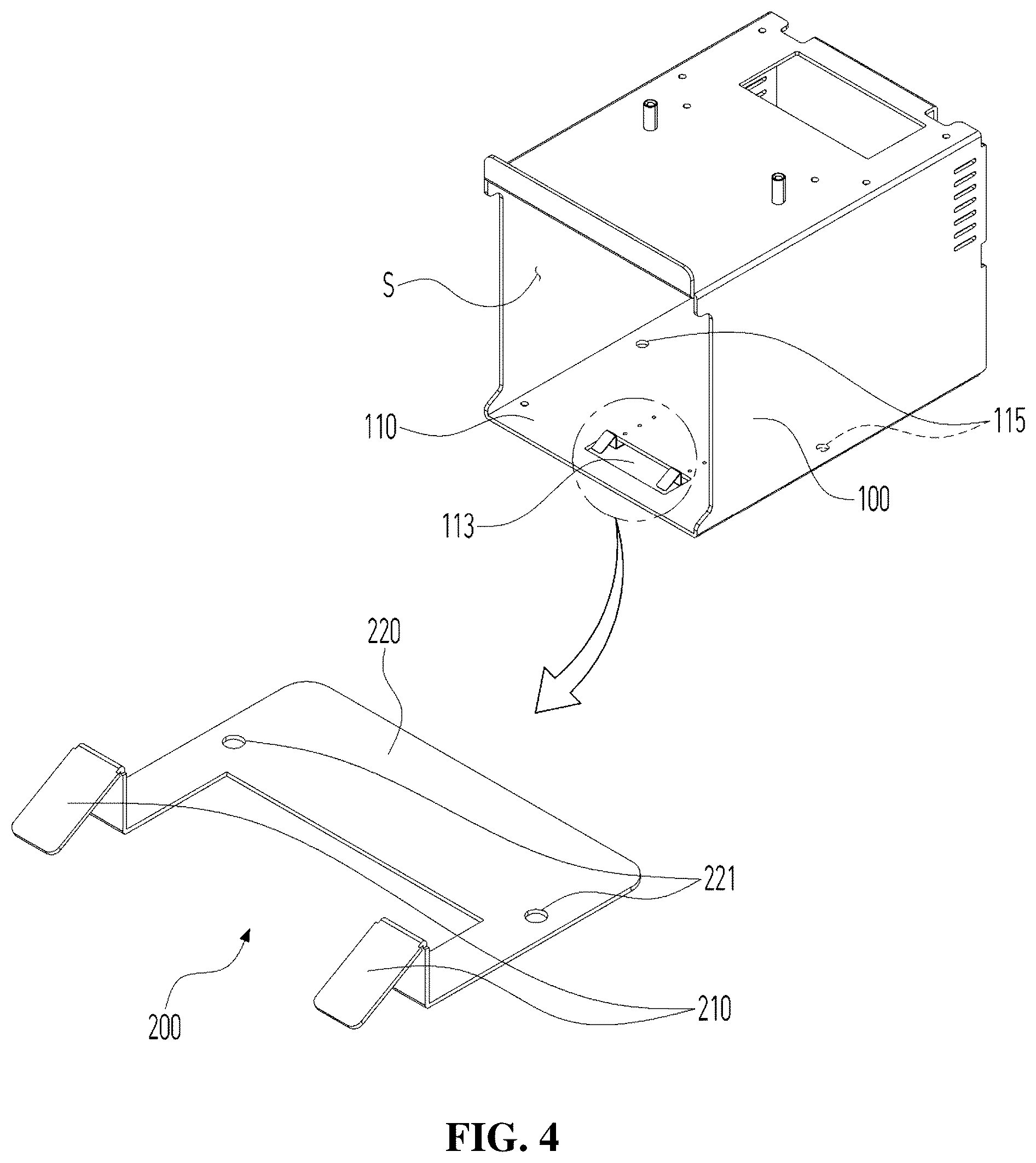 Patent US12579868 Figure 4 – Printer detachable kiosk apparatus