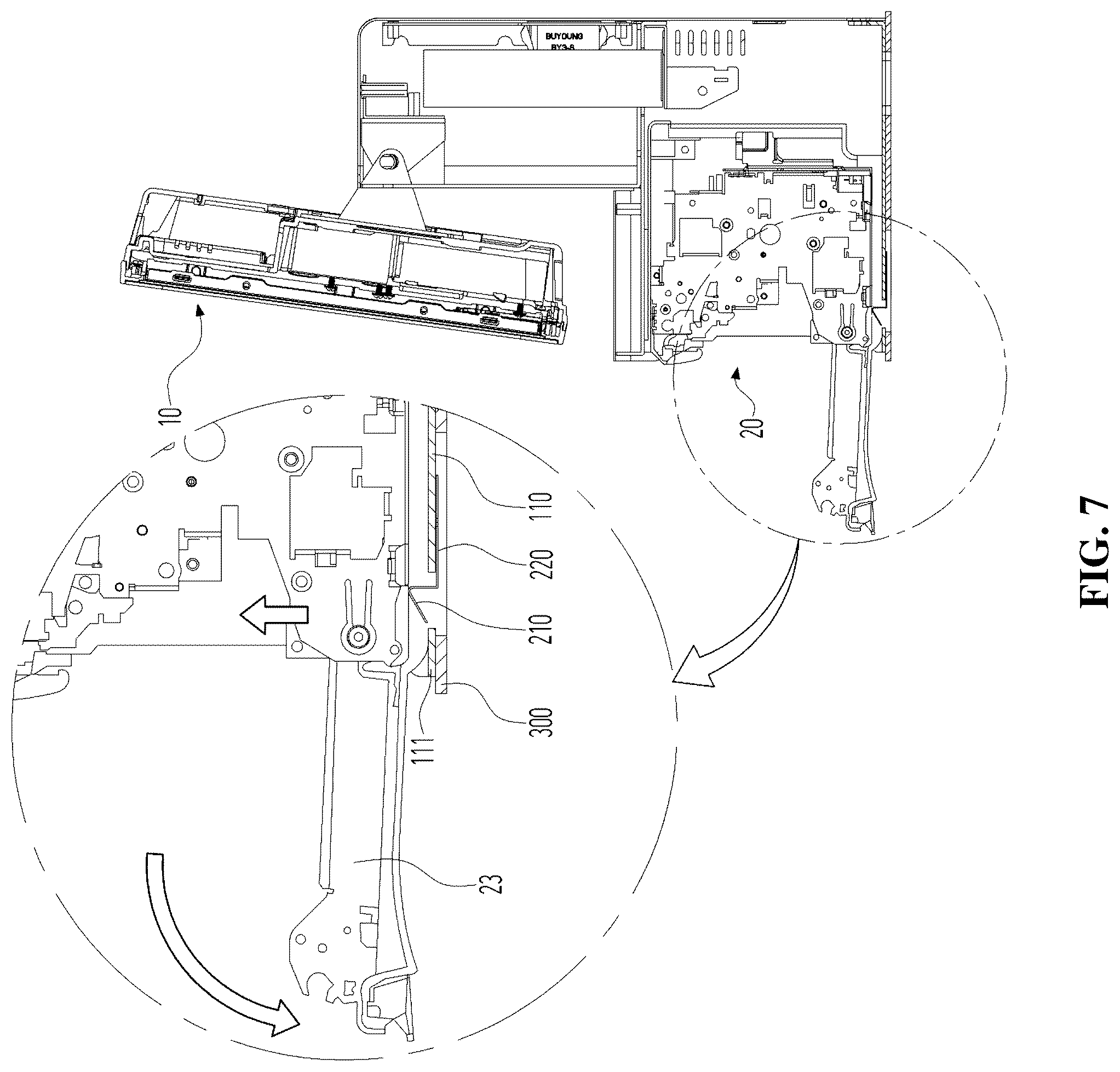 Patent US12579868 Figure 7 – Printer detachable kiosk apparatus