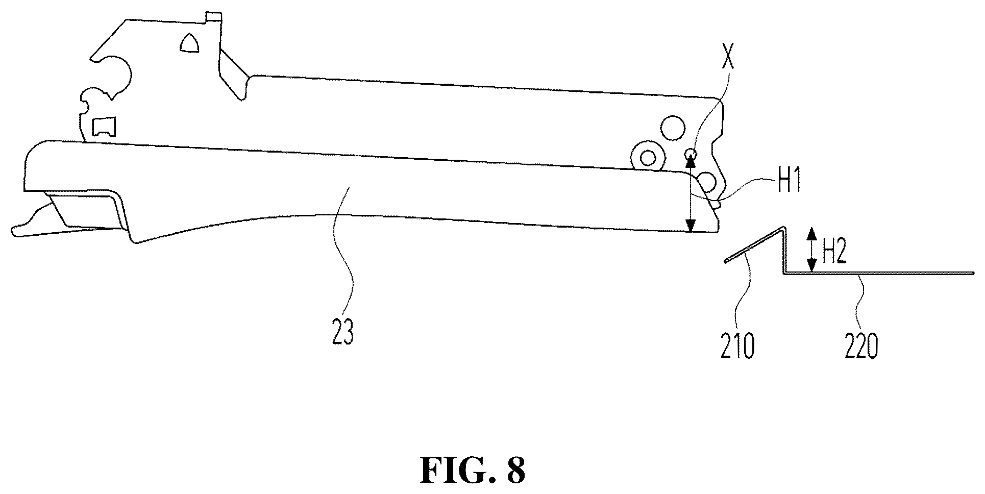 Patent US12579868 Figure 8 – Printer detachable kiosk apparatus
