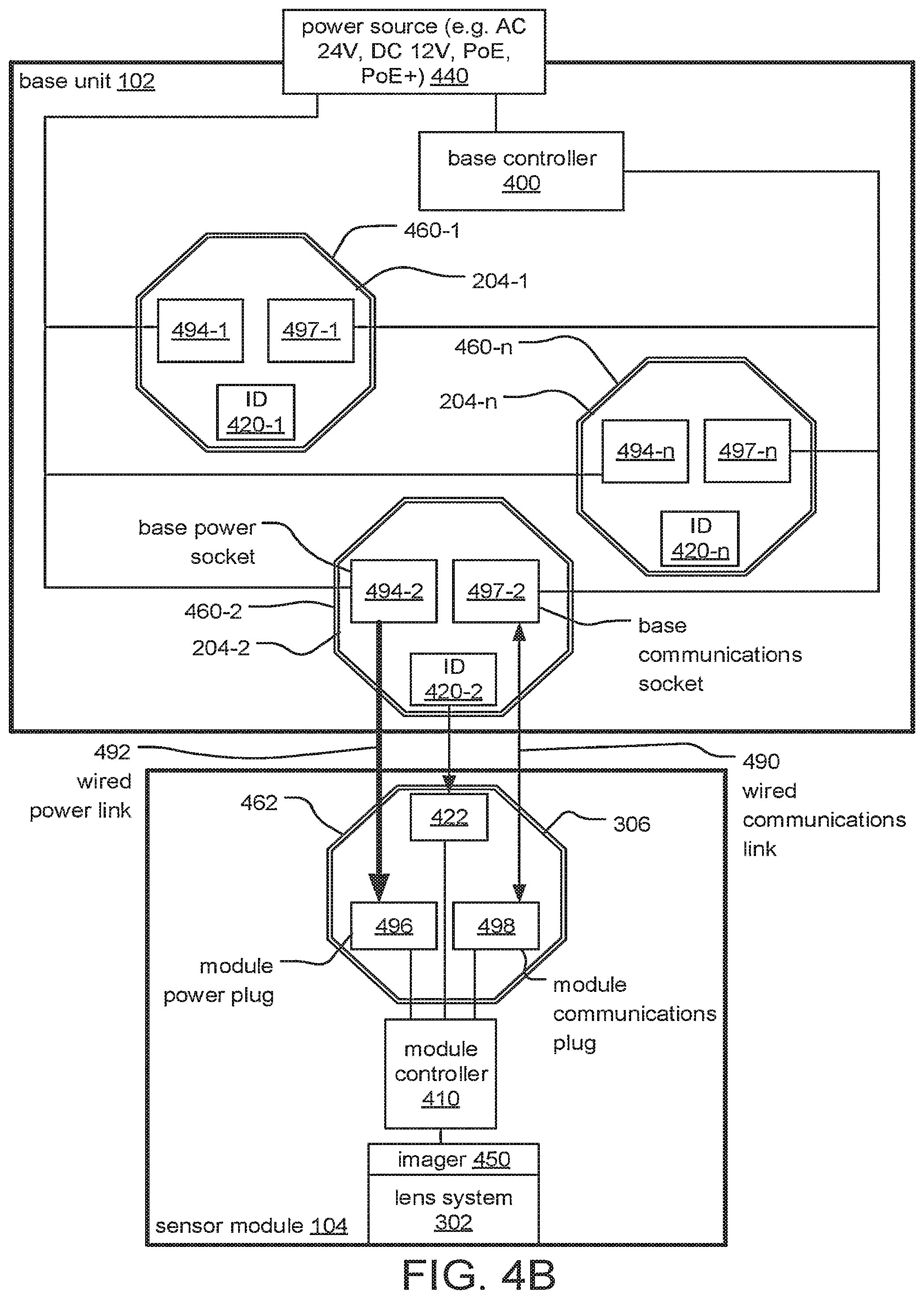Patent US12579873 Figure 5 – Security camera system with multi-directional mount and method of operation