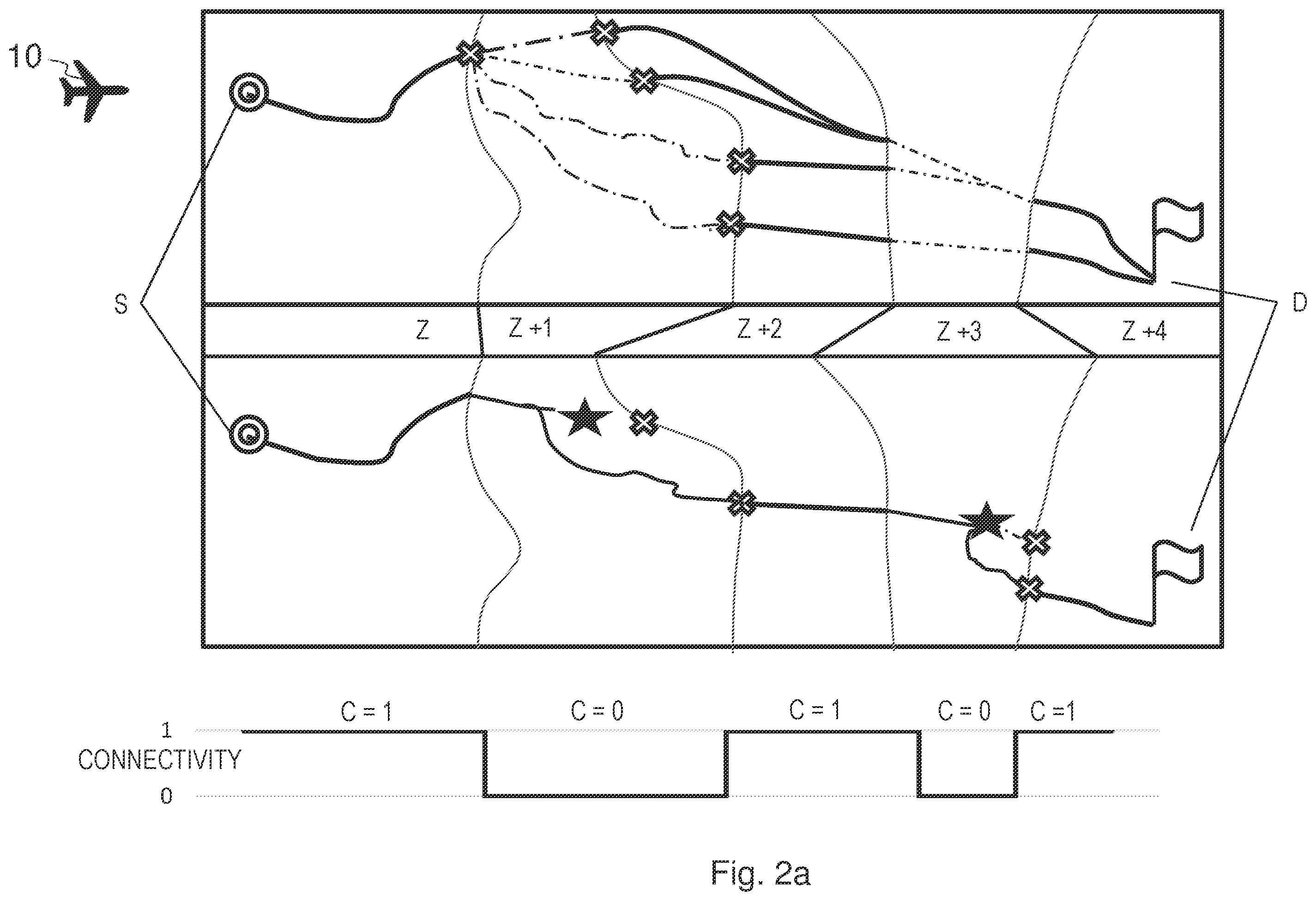 Patent US12579897 Figure 2 – Mobile device and methods for travelling towards a destination using a communication network