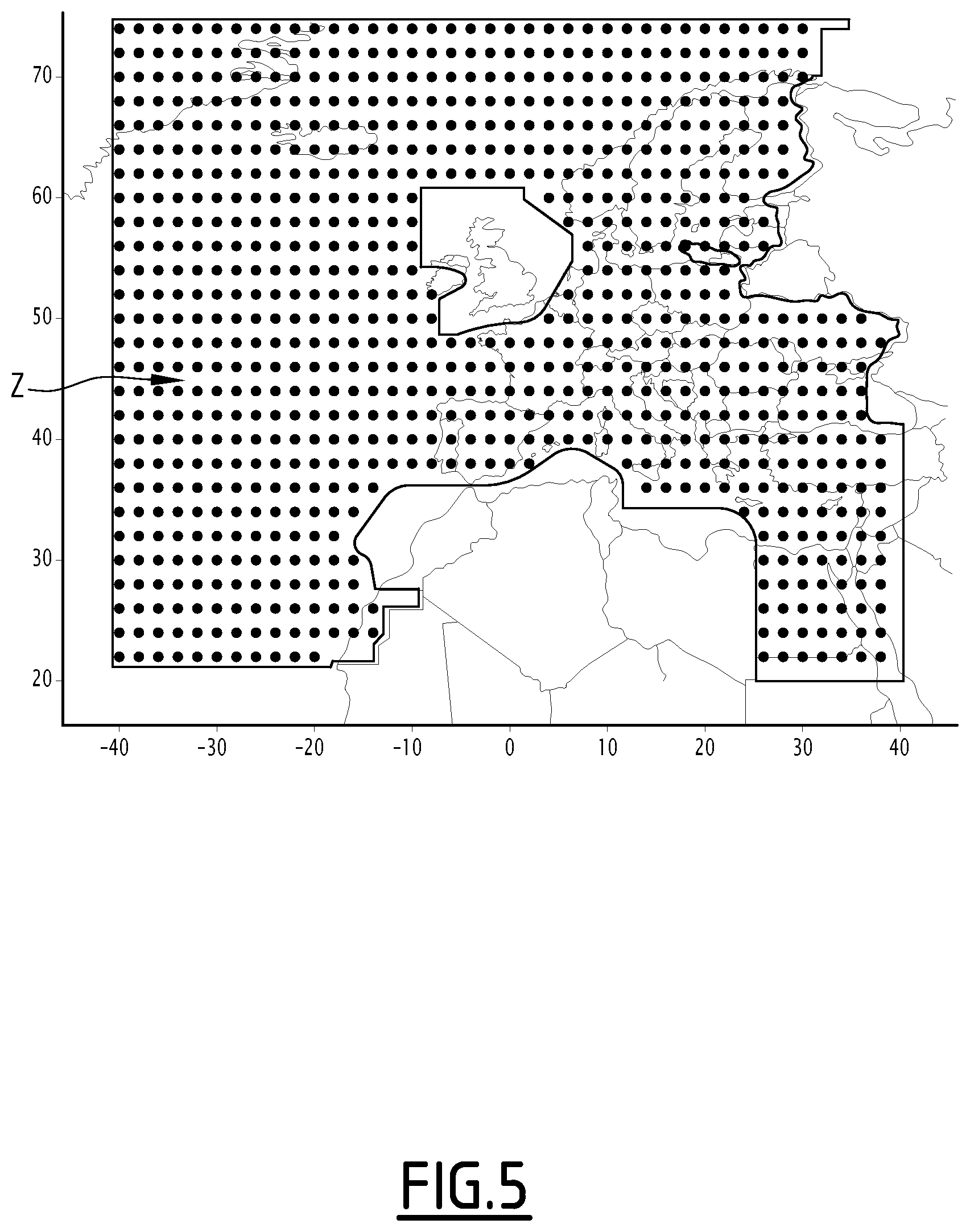 Patent US12579899 Figure 5 – Method for selecting at least one satellite navigation service provider and associated selection system