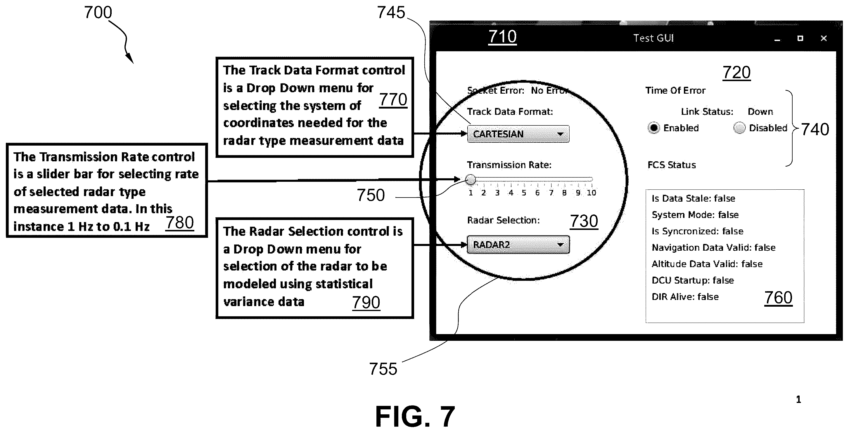 Patent US12579903 Figure 5 – Radar measurement via characterization