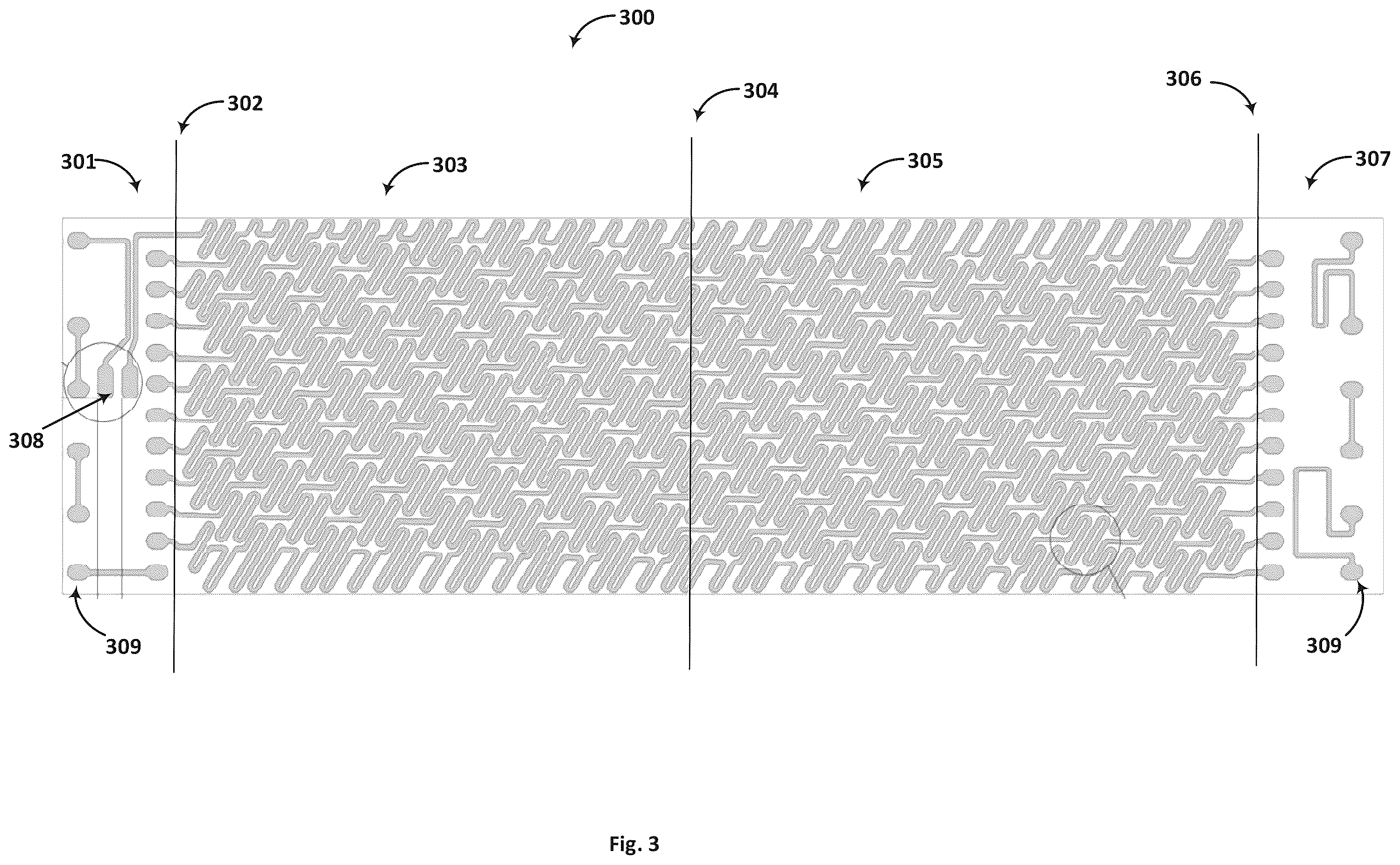 Patent US12579910 Figure 3 – Variable pattern shield protection system for a tamper-evident container