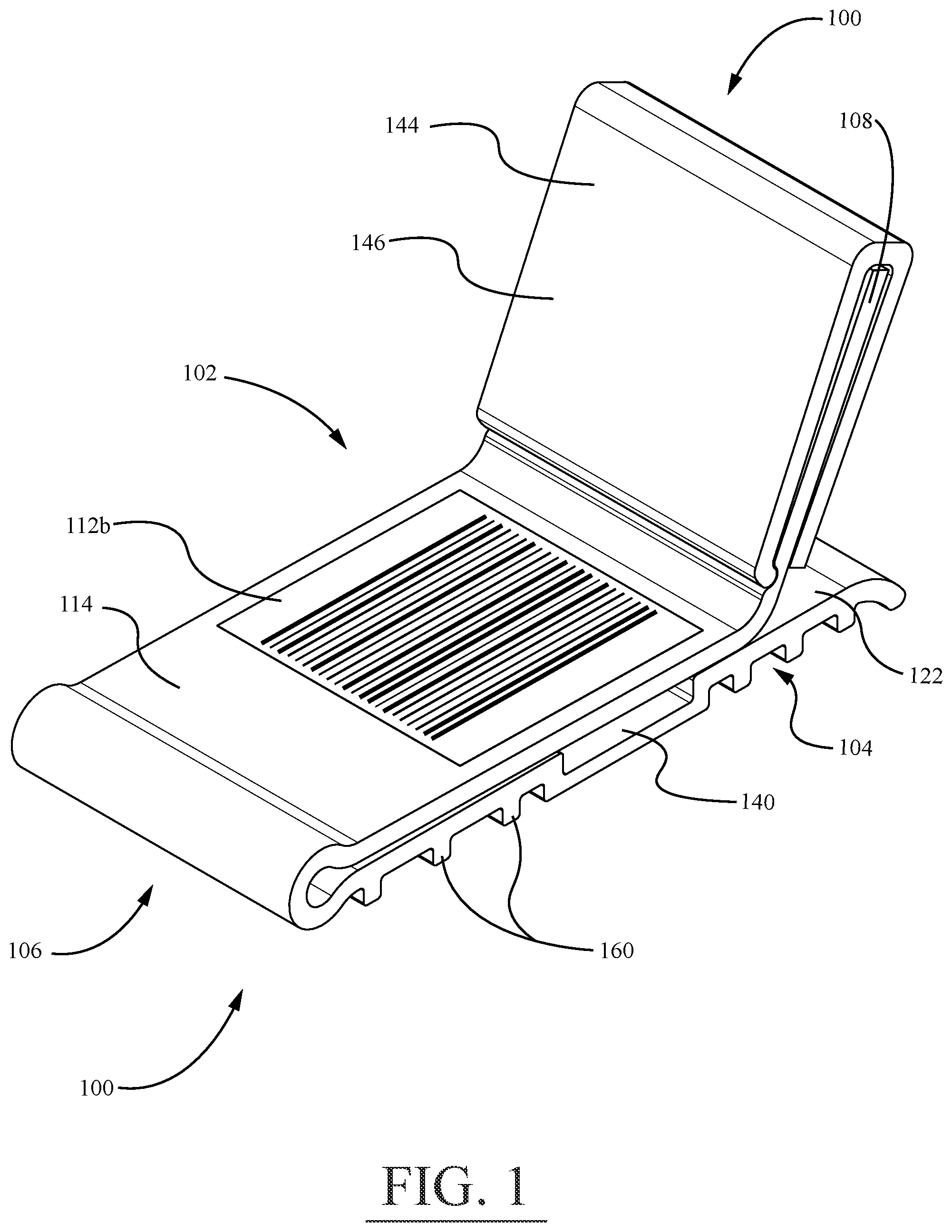 Patent US12579911 Figure 1 – Roof shingle damage identification clip, system, and methods
