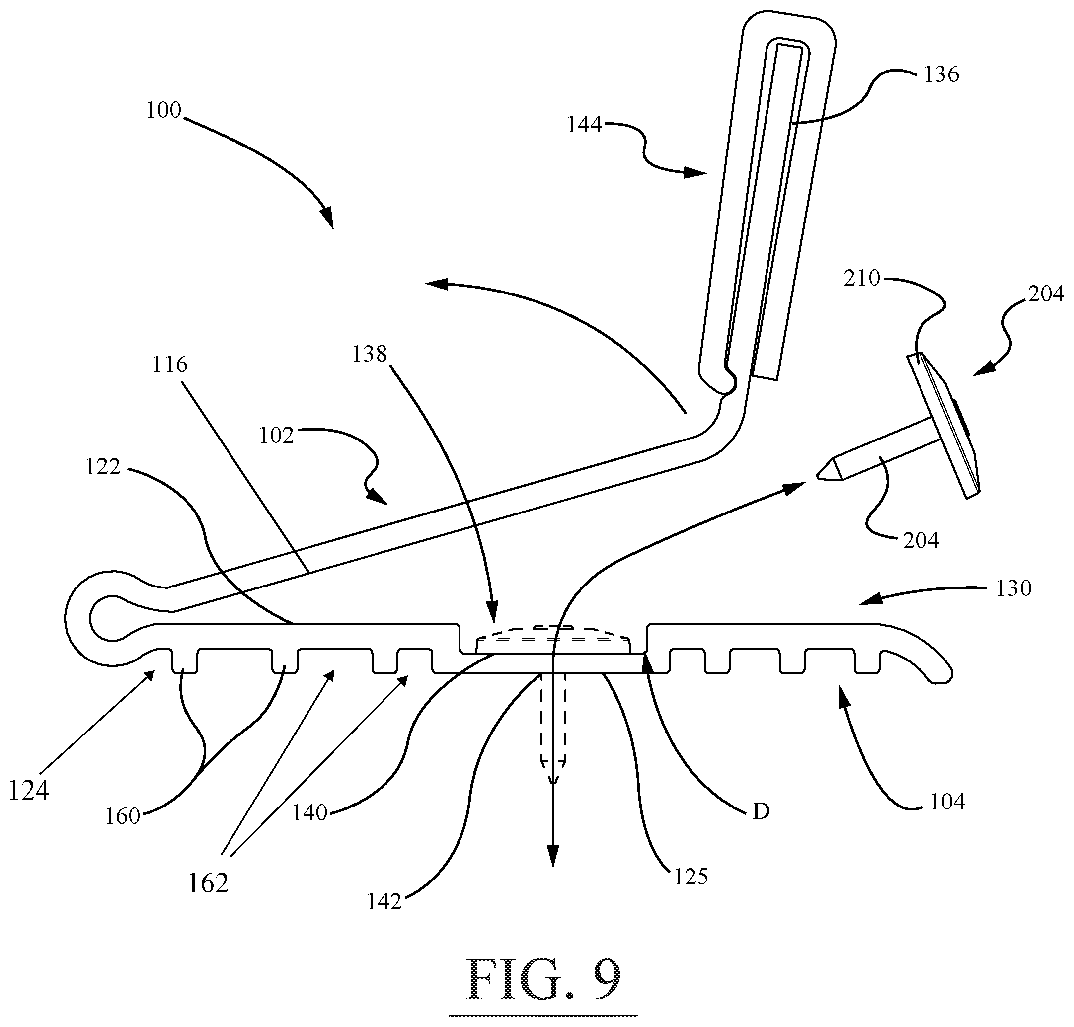 Patent US12579911 Figure 6 – Roof shingle damage identification clip, system, and methods