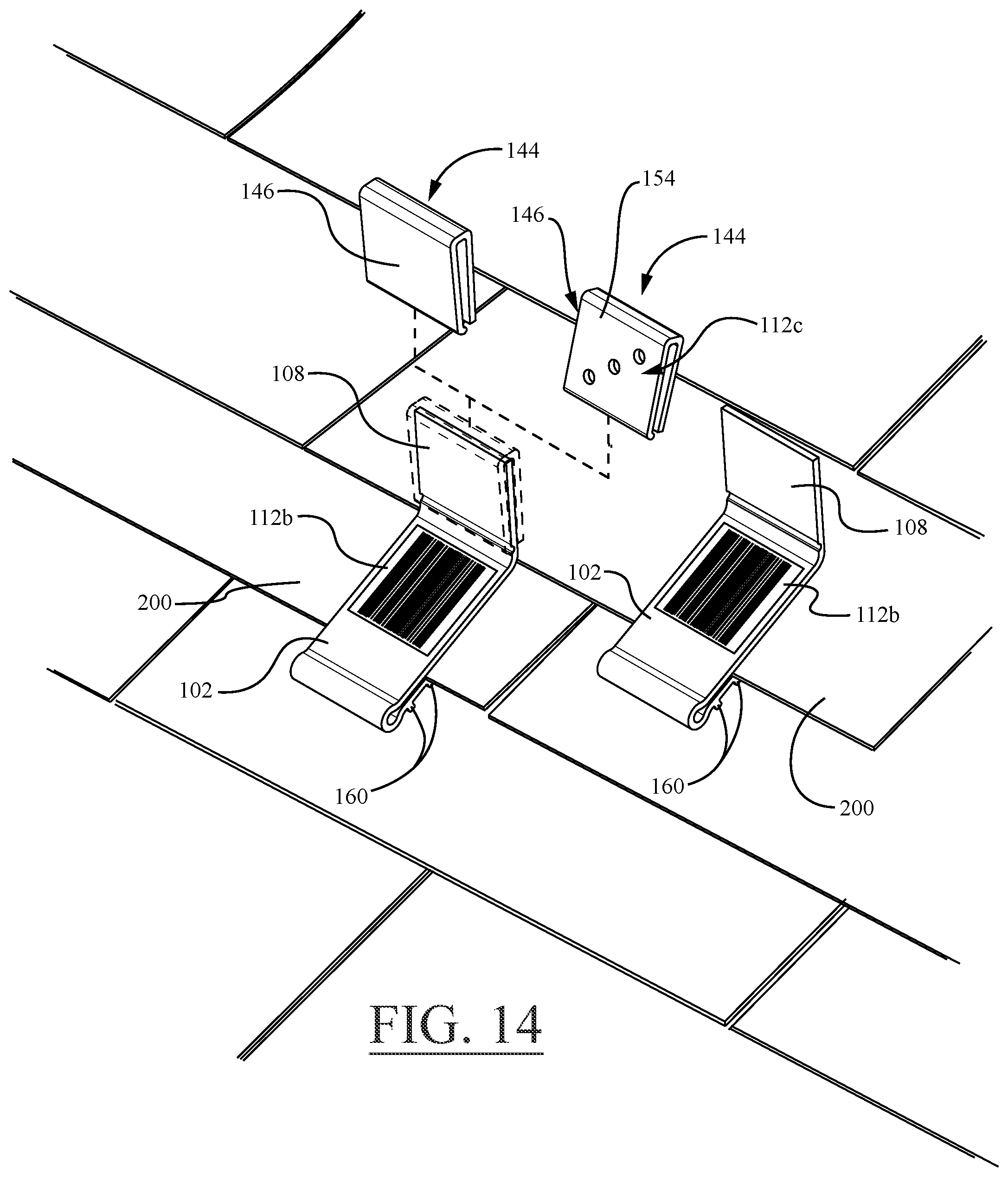 Patent US12579911 Figure 10 – Roof shingle damage identification clip, system, and methods