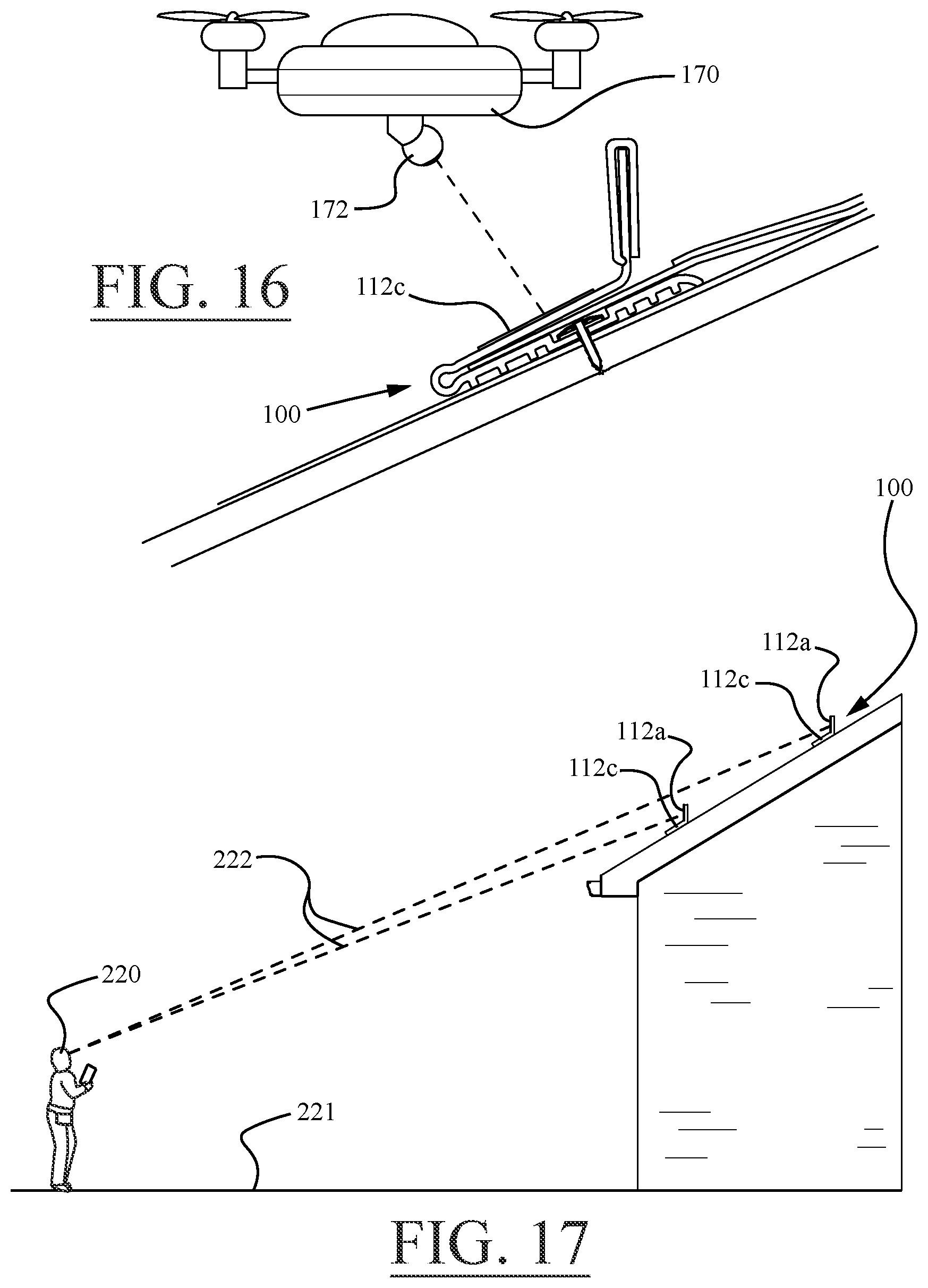 Patent US12579911 Figure 12 – Roof shingle damage identification clip, system, and methods