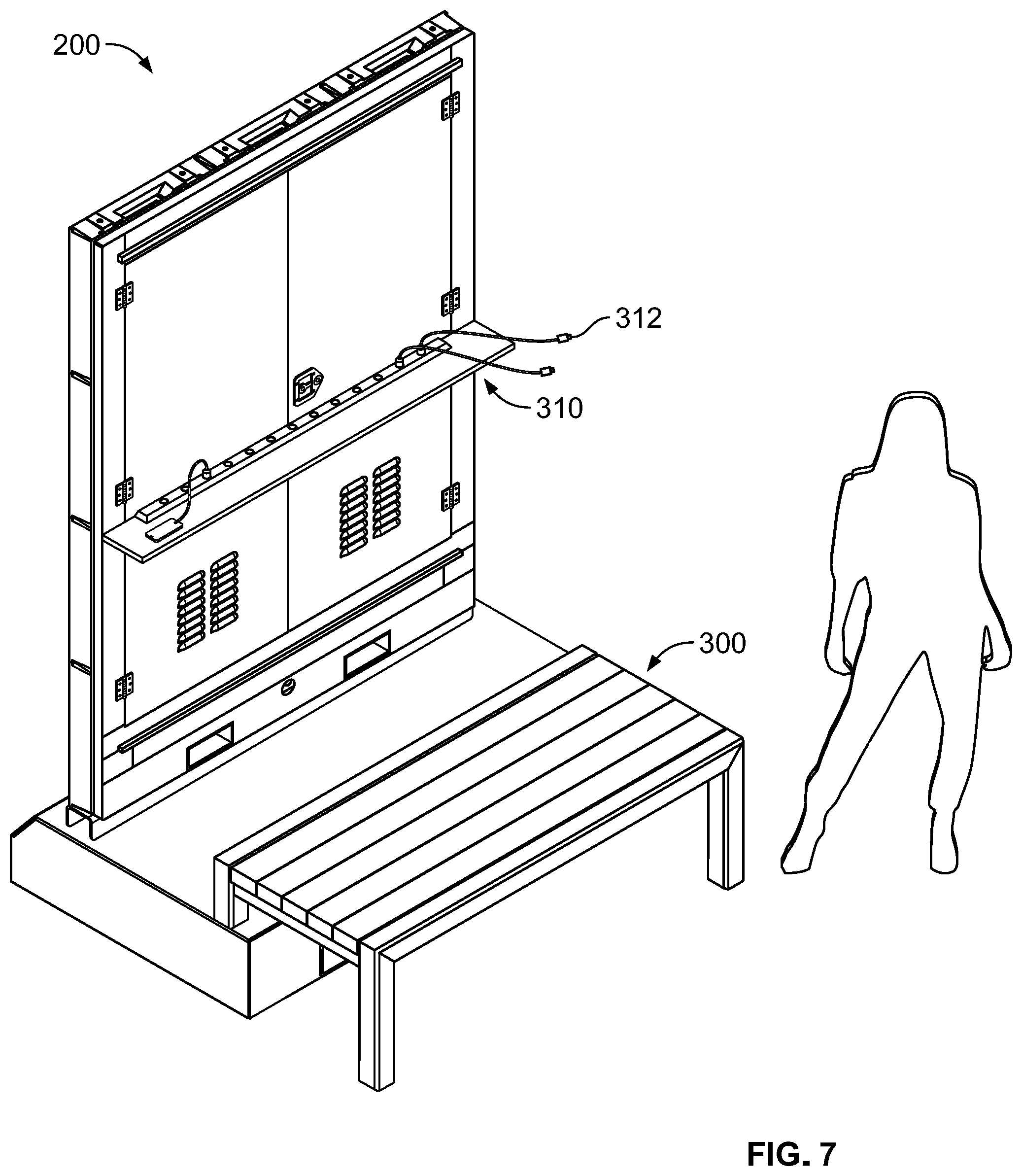 Patent US12579916 Figure 12 – Popup video display system