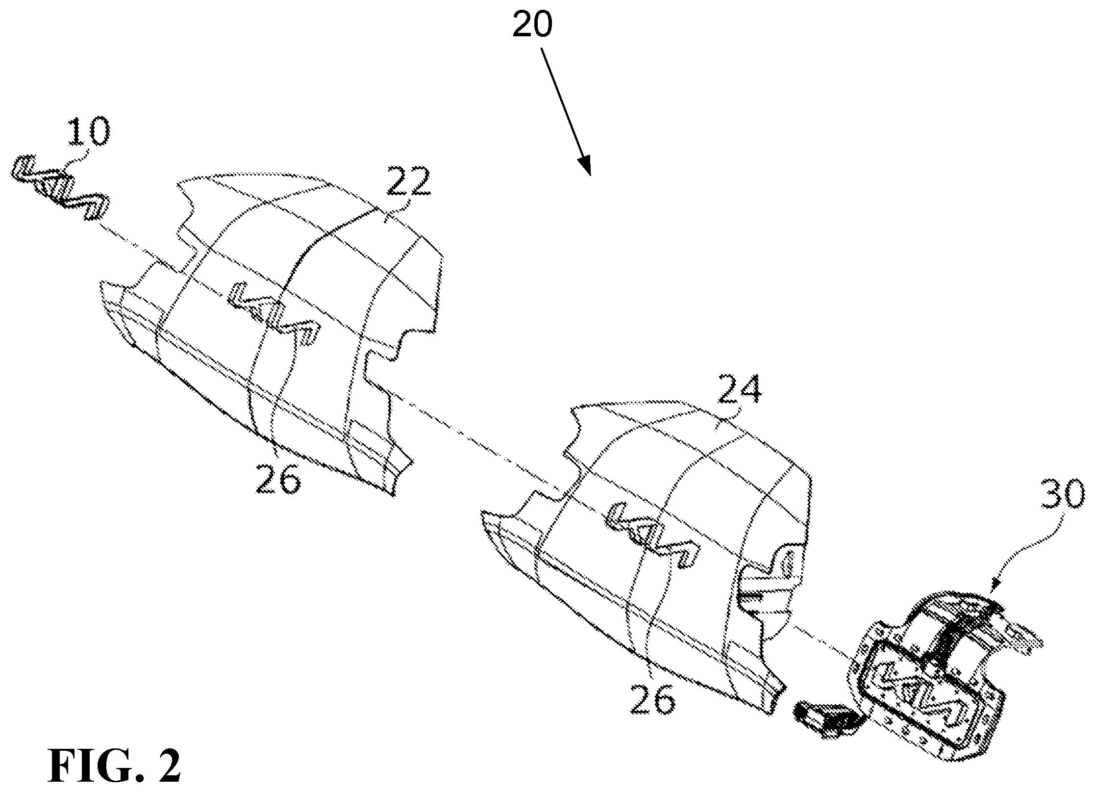 Patent US12579918 Figure 2 – Cover finish assembly