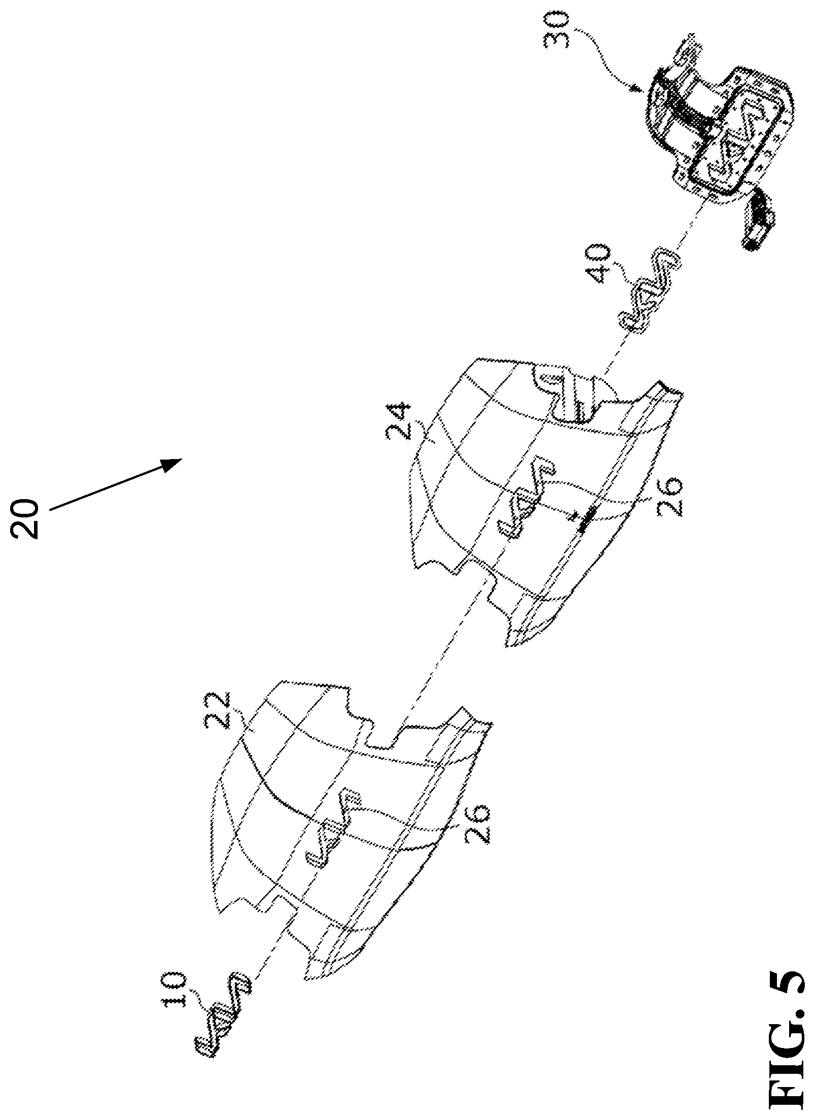 Patent US12579918 Figure 5 – Cover finish assembly